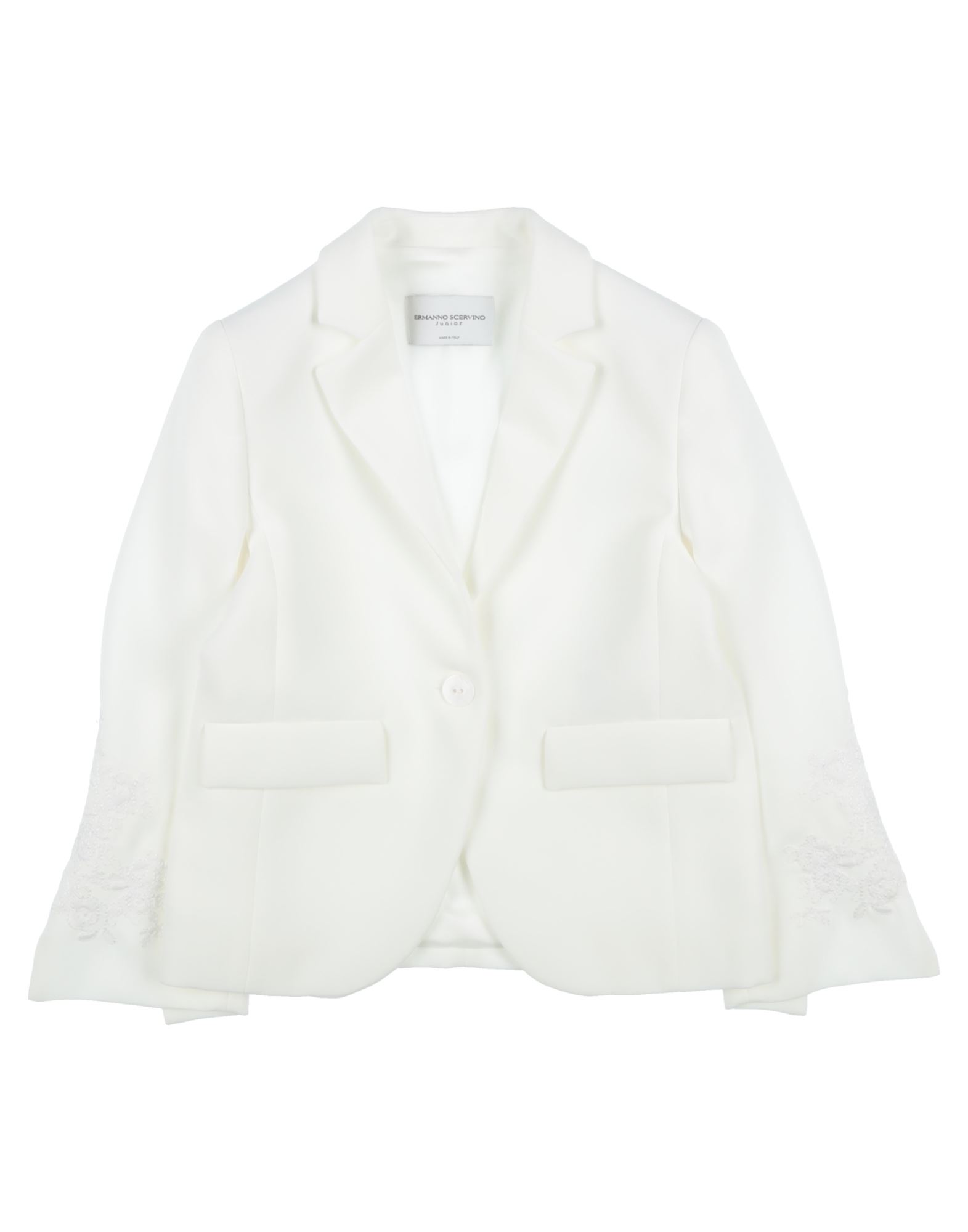 ERMANNO SCERVINO JUNIOR Blazer Kinder Weiß von ERMANNO SCERVINO JUNIOR