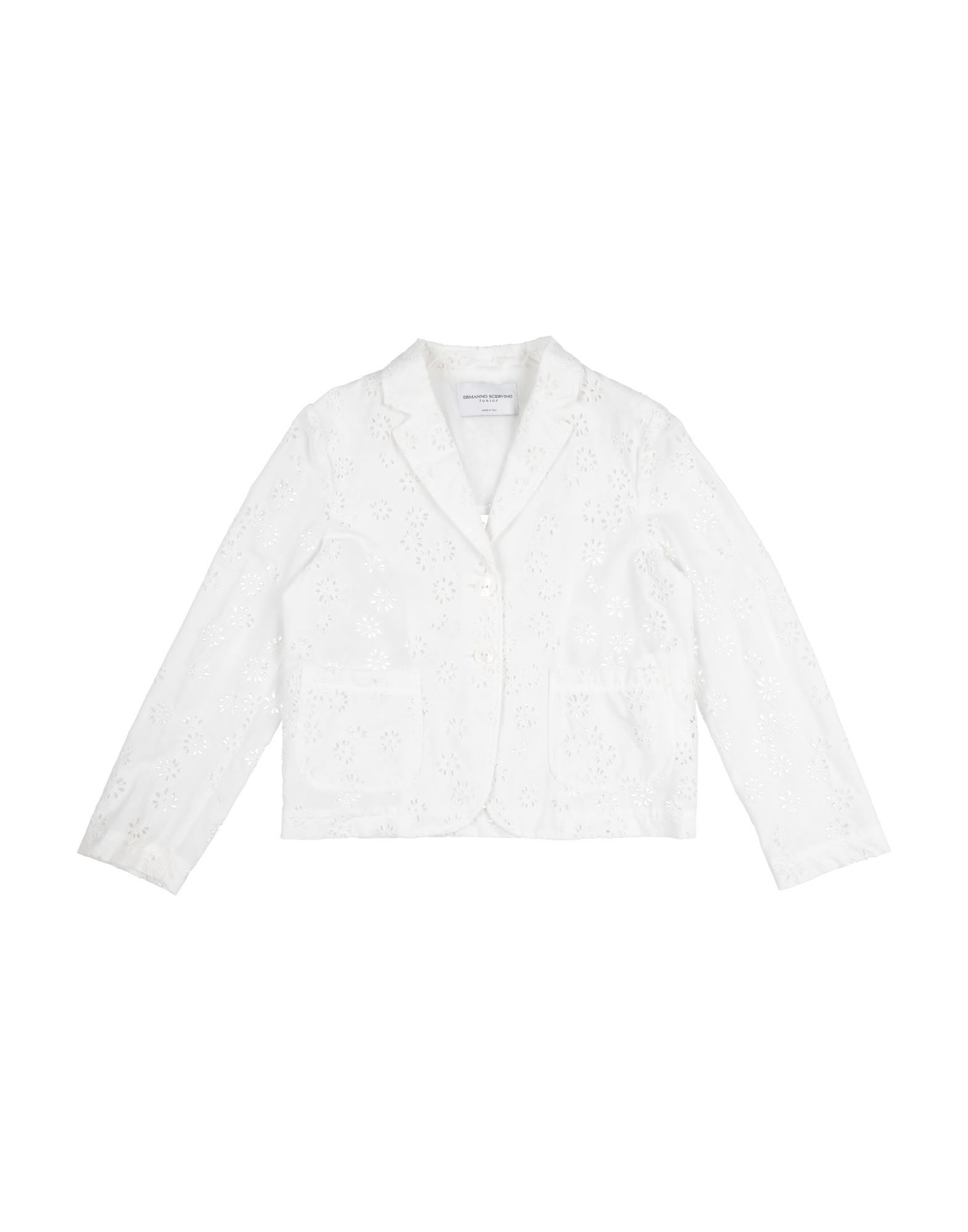 ERMANNO SCERVINO JUNIOR Blazer Kinder Weiß von ERMANNO SCERVINO JUNIOR