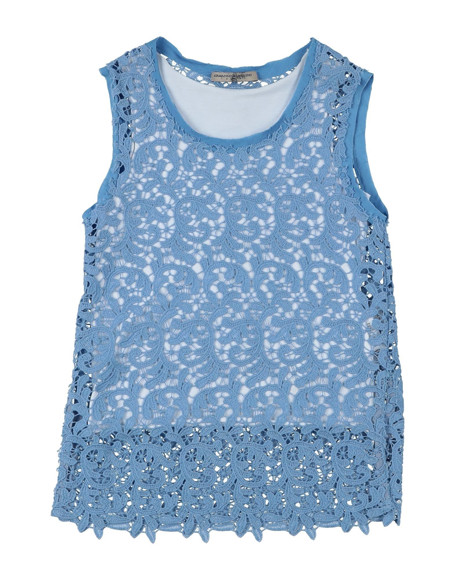 ERMANNO SCERVINO JUNIOR Top Kinder Azurblau von ERMANNO SCERVINO JUNIOR