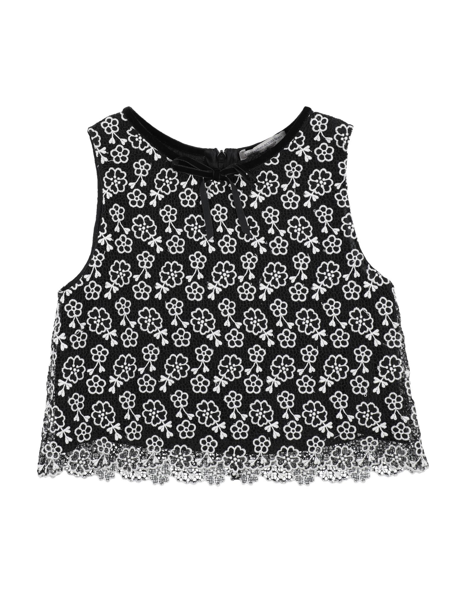 ERMANNO SCERVINO JUNIOR Top Kinder Schwarz von ERMANNO SCERVINO JUNIOR