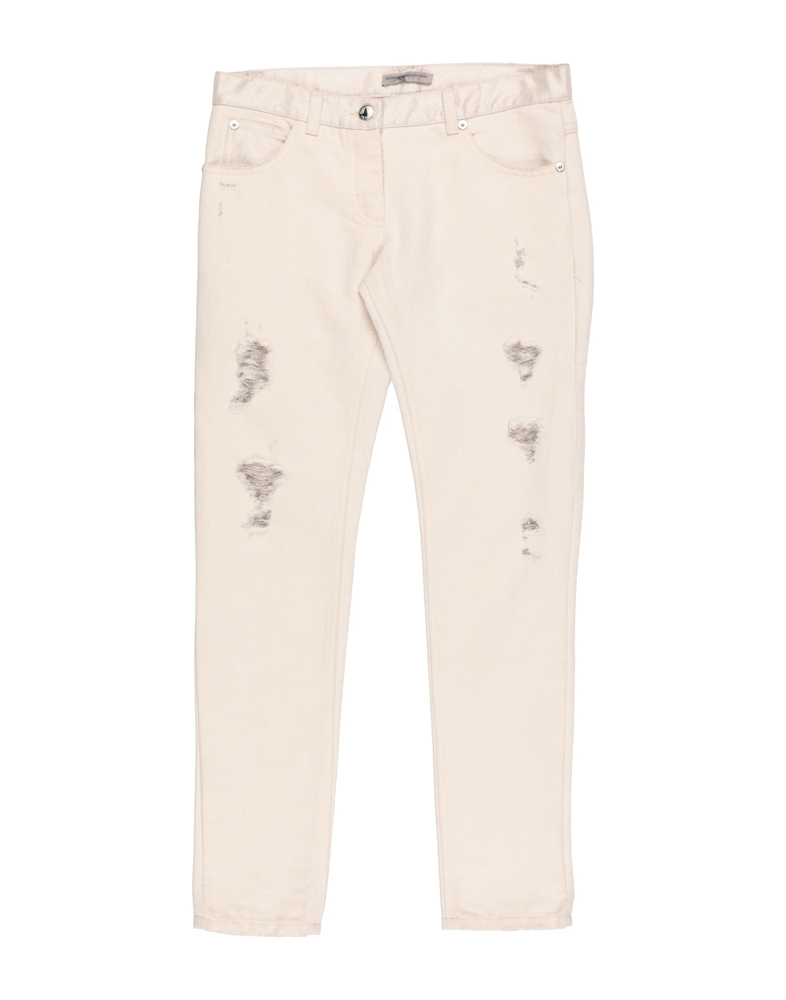 ERMANNO SCERVINO JUNIOR Jeanshose Kinder Elfenbein von ERMANNO SCERVINO JUNIOR