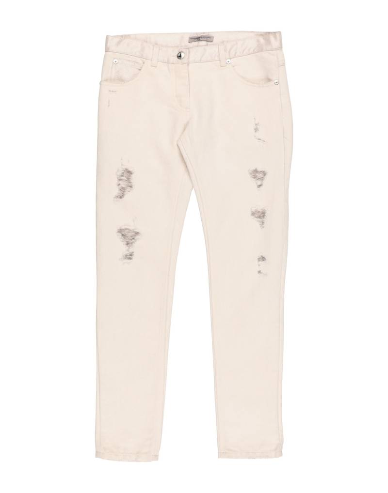 ERMANNO SCERVINO JUNIOR Jeanshose Kinder Elfenbein von ERMANNO SCERVINO JUNIOR