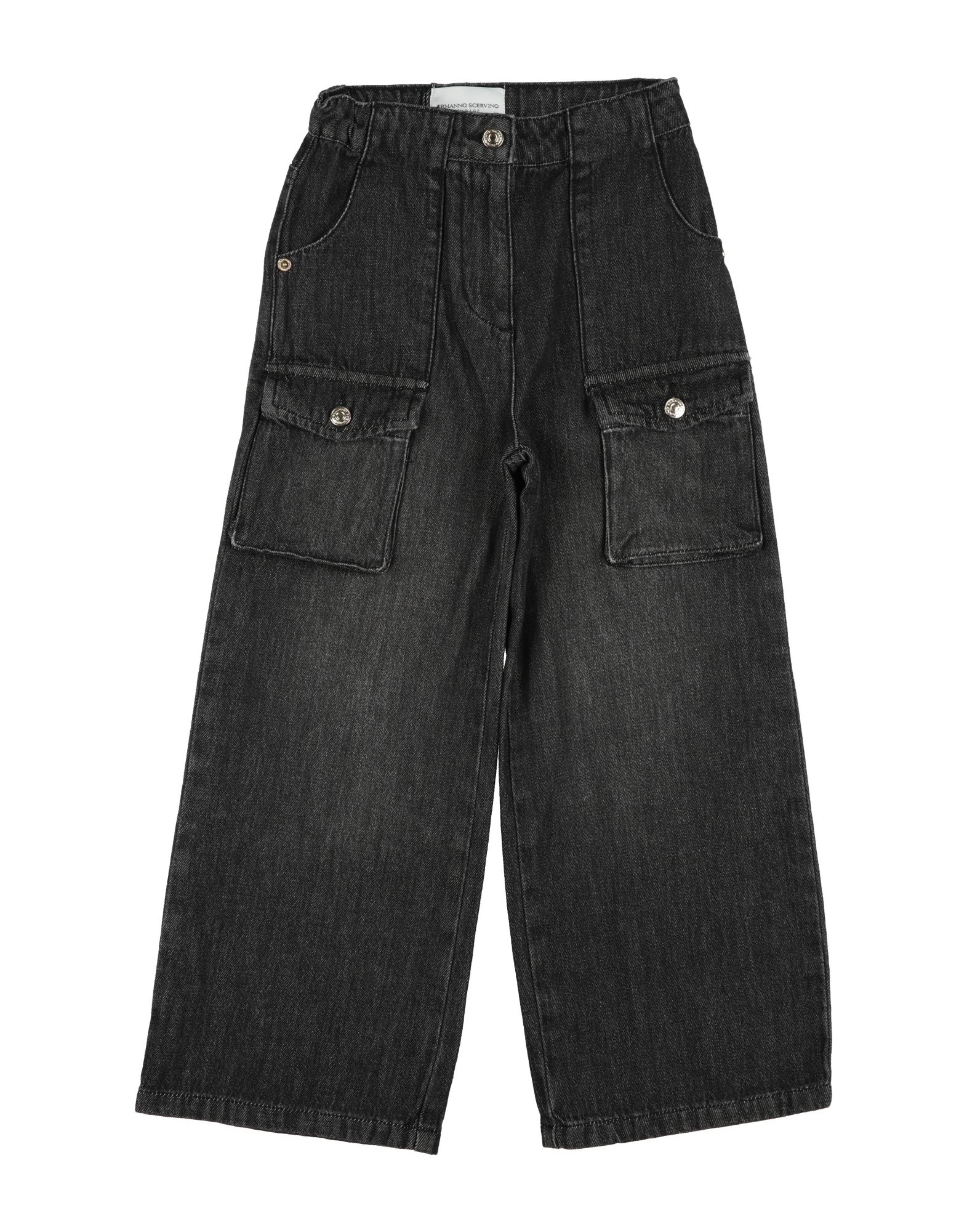ERMANNO SCERVINO JUNIOR Jeanshose Kinder Schwarz ERMANNO SCERVINO JUNIOR Jeanshose Kinder Schwarz von ERMANNO SCERVINO JUNIOR