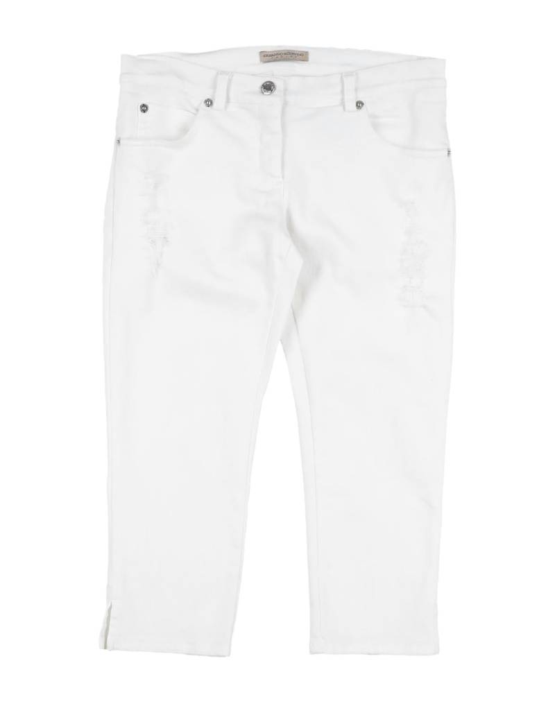 ERMANNO SCERVINO JUNIOR Jeanshose Kinder Weiß von ERMANNO SCERVINO JUNIOR