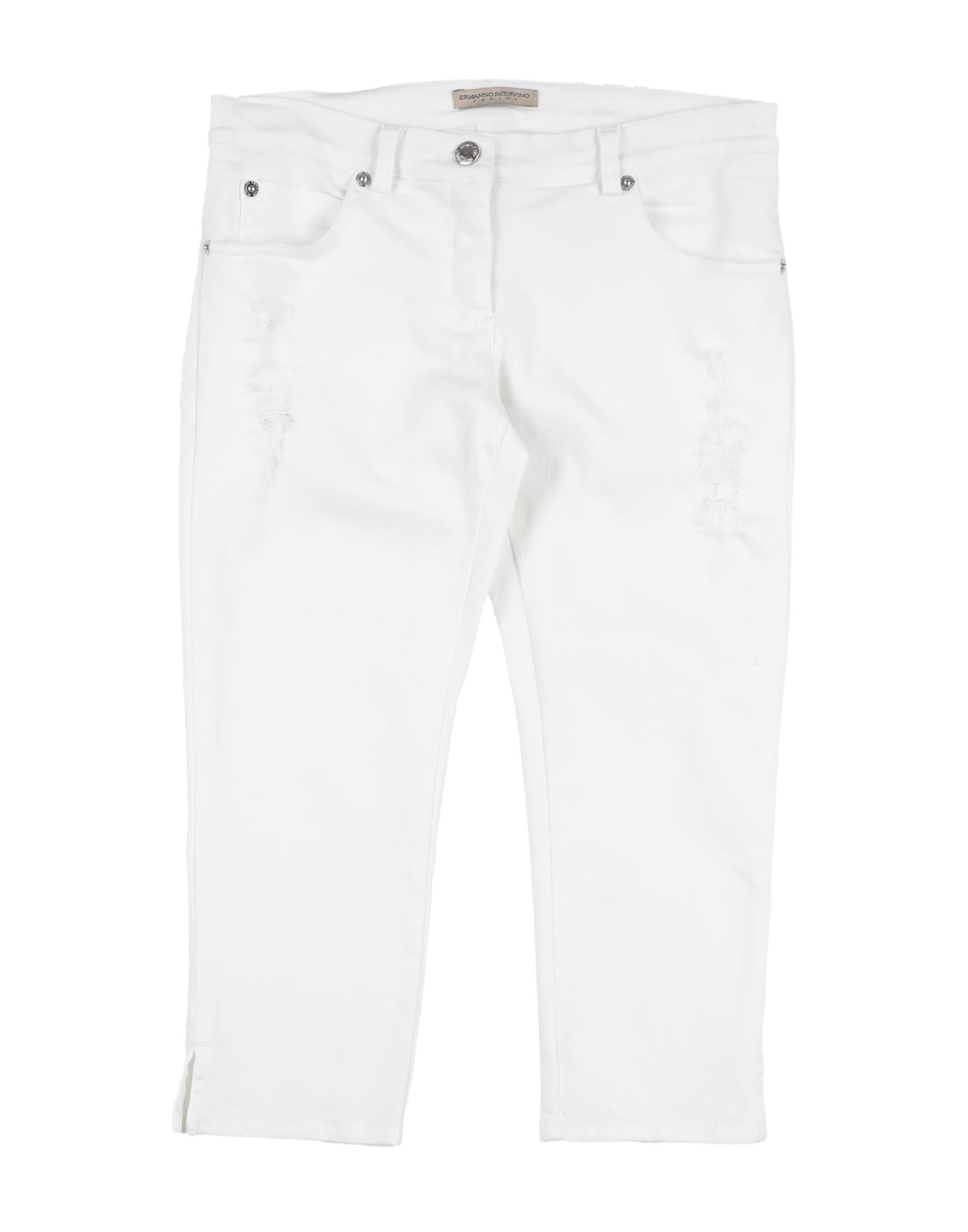 ERMANNO SCERVINO JUNIOR Jeanshose Kinder Weiß von ERMANNO SCERVINO JUNIOR