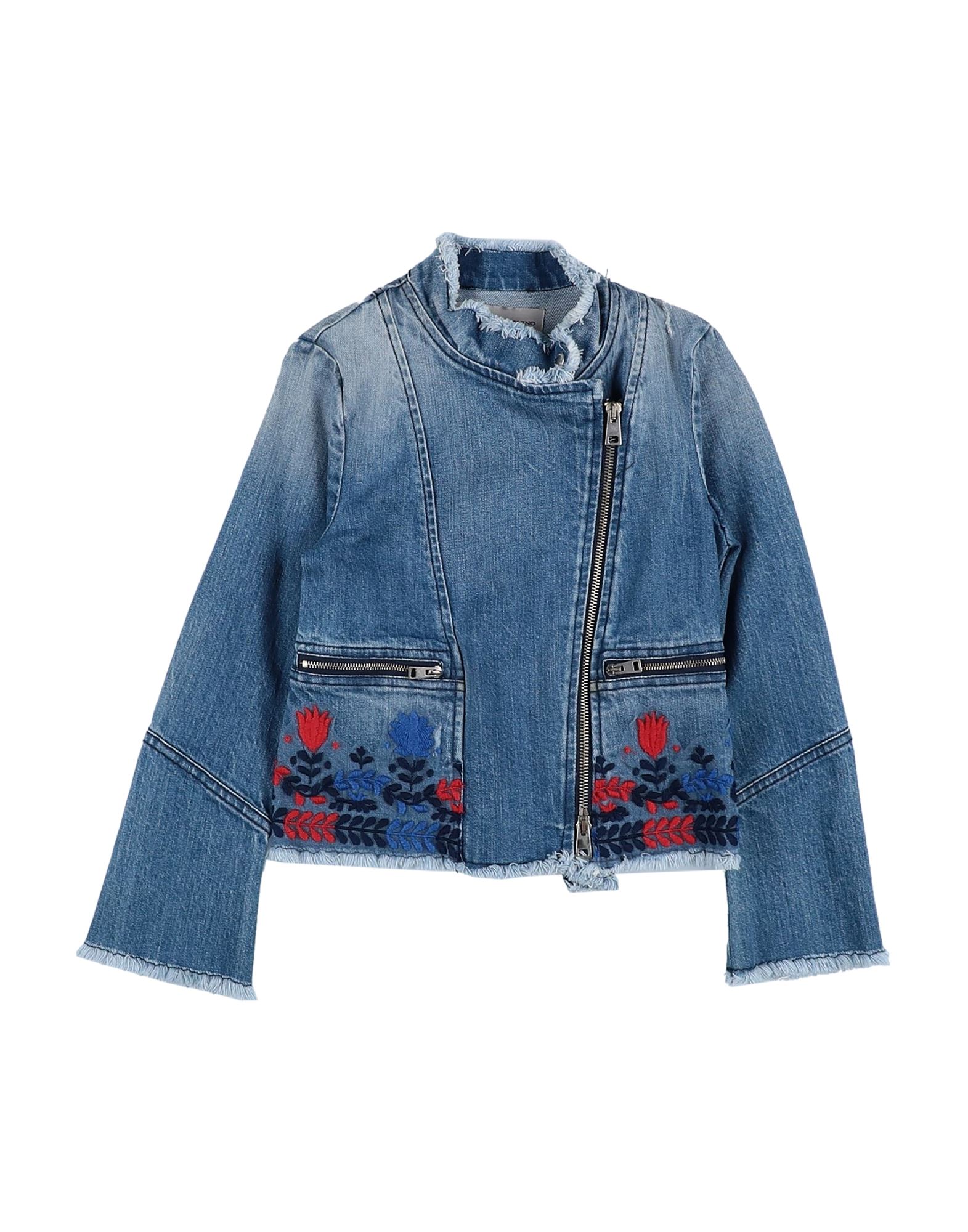 ERMANNO SCERVINO JUNIOR Jeansjacke/-mantel Kinder Blau von ERMANNO SCERVINO JUNIOR