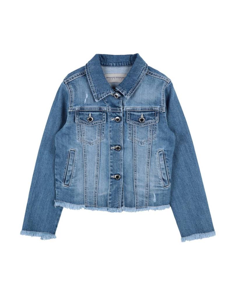 ERMANNO SCERVINO JUNIOR Jeansjacke/-mantel Kinder Blau von ERMANNO SCERVINO JUNIOR