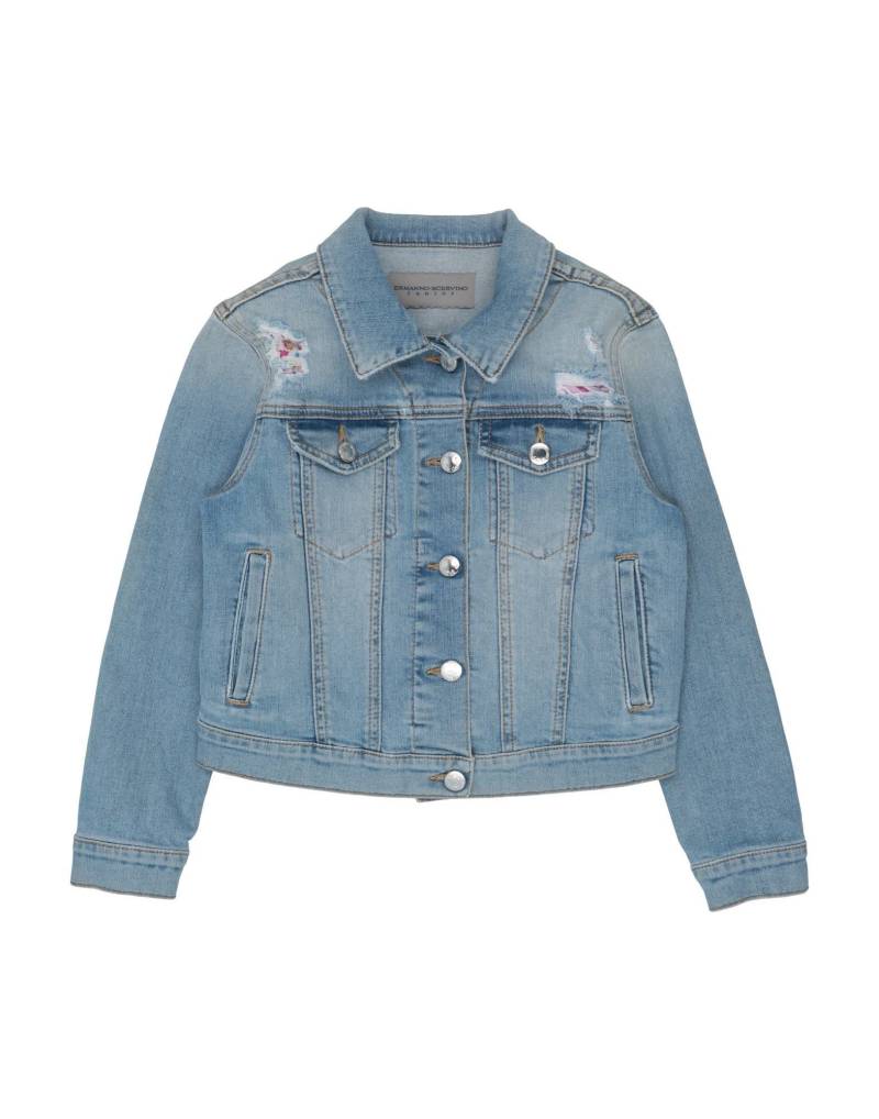 ERMANNO SCERVINO JUNIOR Jeansjacke/-mantel Kinder Blau von ERMANNO SCERVINO JUNIOR