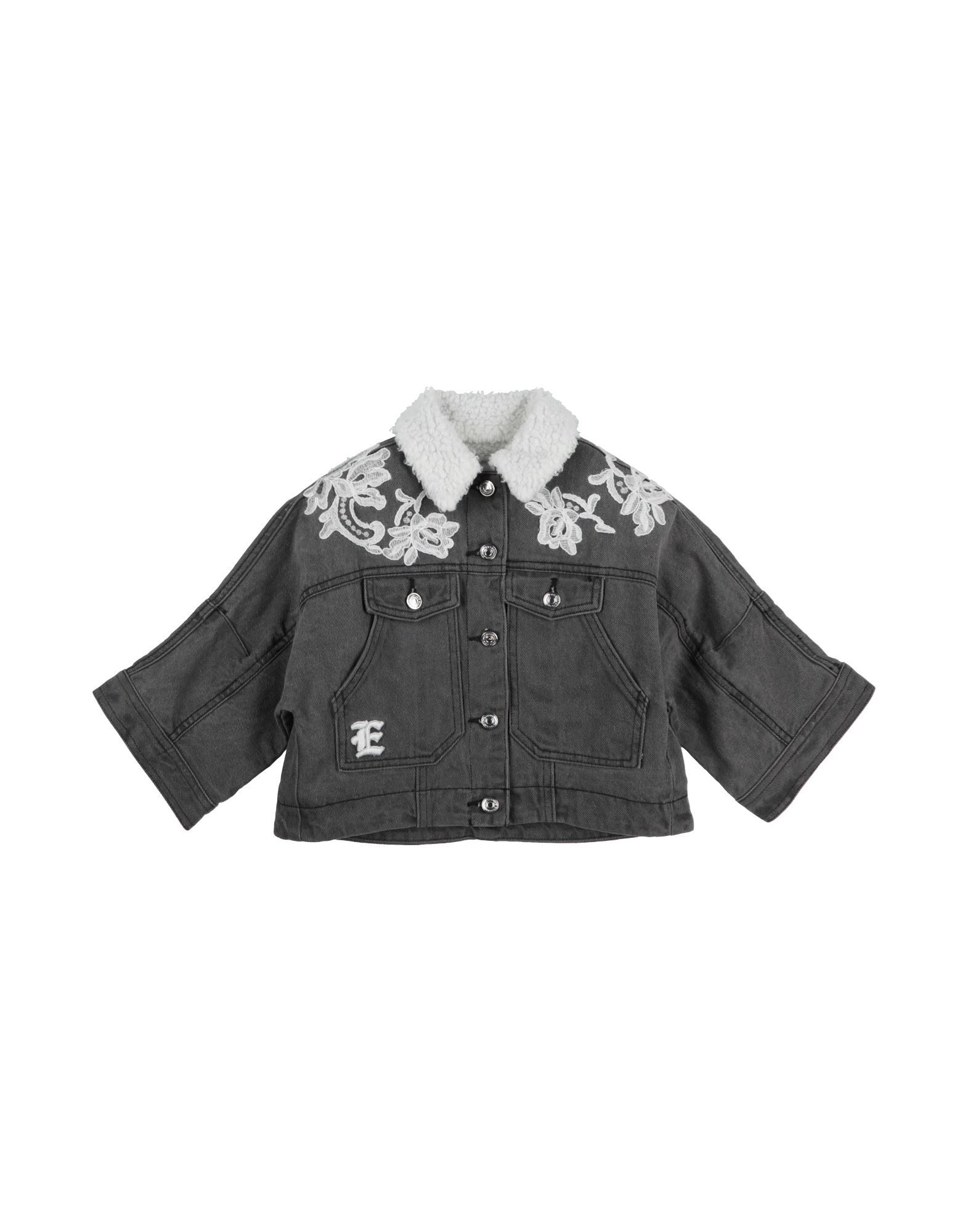 ERMANNO SCERVINO JUNIOR Jeansjacke/-mantel Kinder Grau von ERMANNO SCERVINO JUNIOR