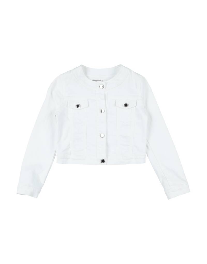 ERMANNO SCERVINO JUNIOR Jeansjacke/-mantel Kinder Weiß von ERMANNO SCERVINO JUNIOR