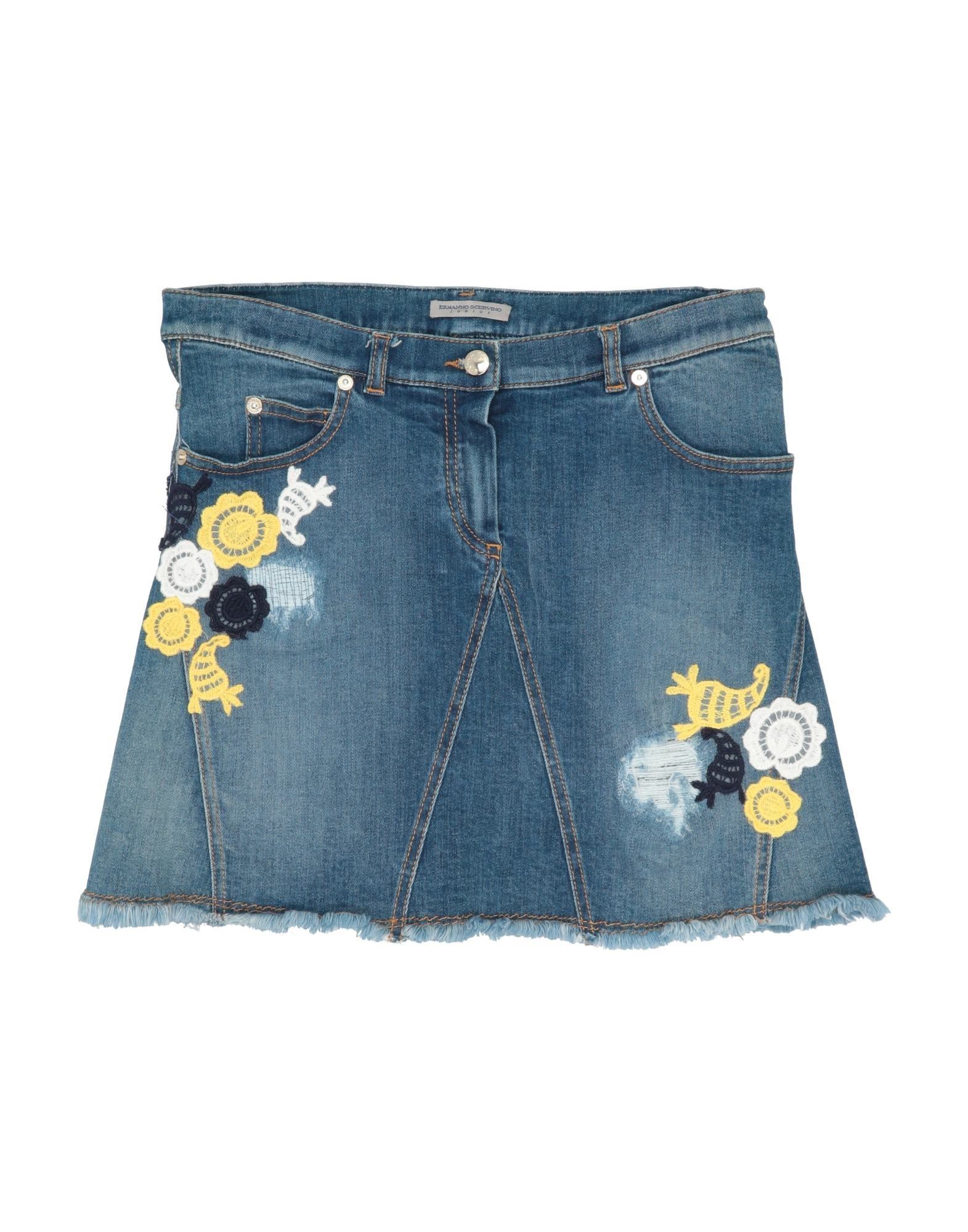 ERMANNO SCERVINO JUNIOR Jeansrock Kinder Blau von ERMANNO SCERVINO JUNIOR