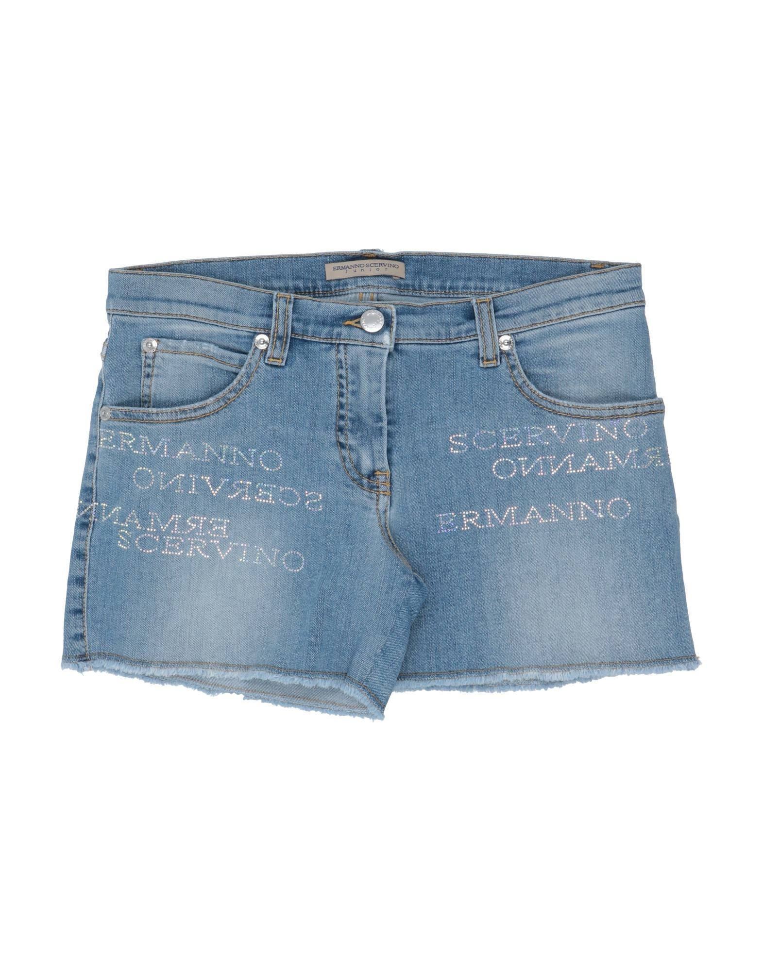 ERMANNO SCERVINO JUNIOR Jeansshorts Kinder Blau von ERMANNO SCERVINO JUNIOR