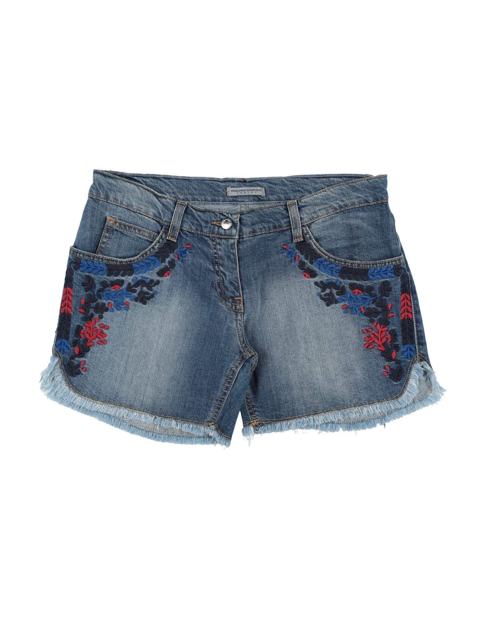 ERMANNO SCERVINO JUNIOR Jeansshorts Kinder Blau von ERMANNO SCERVINO JUNIOR