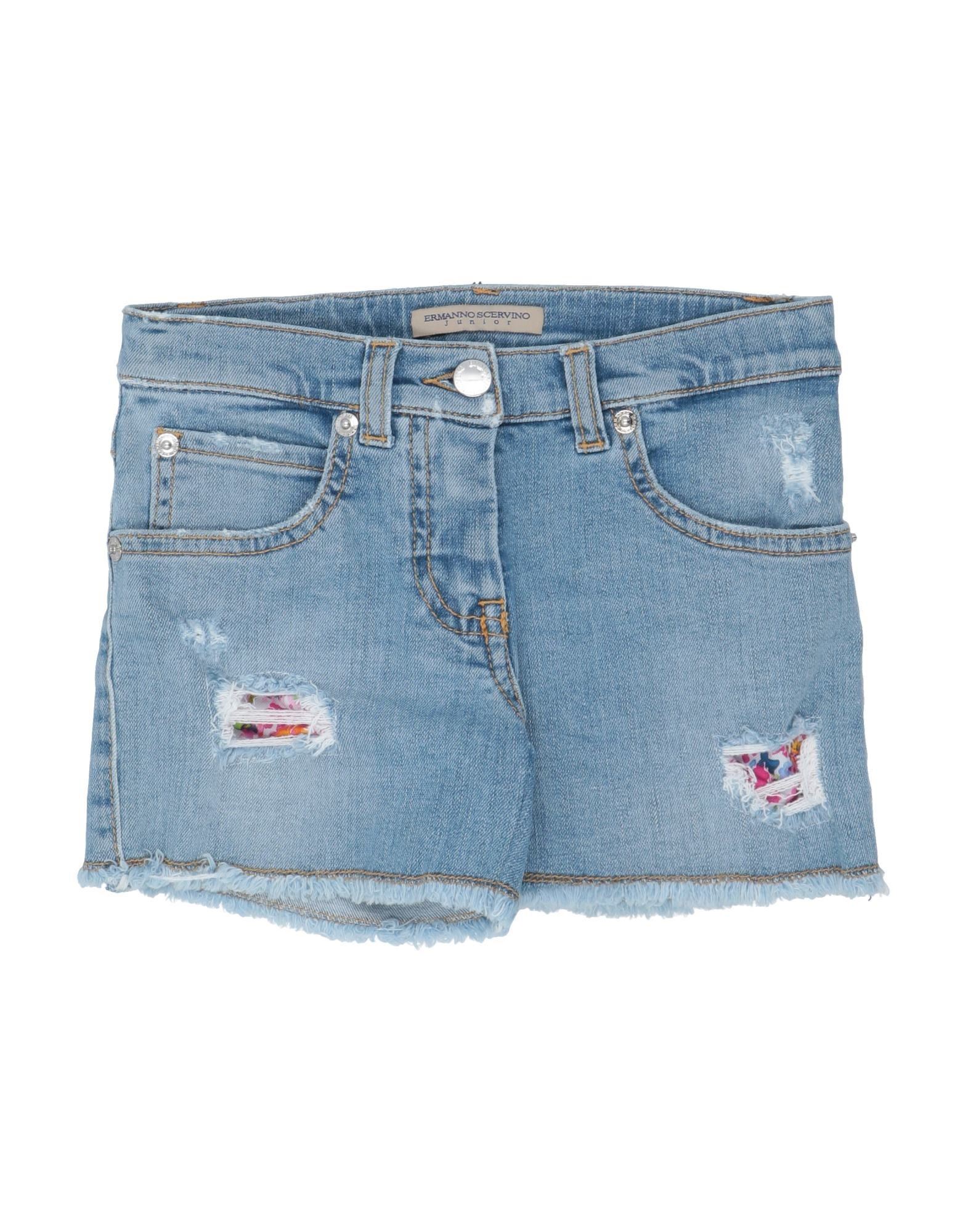 ERMANNO SCERVINO JUNIOR Jeansshorts Kinder Blau von ERMANNO SCERVINO JUNIOR