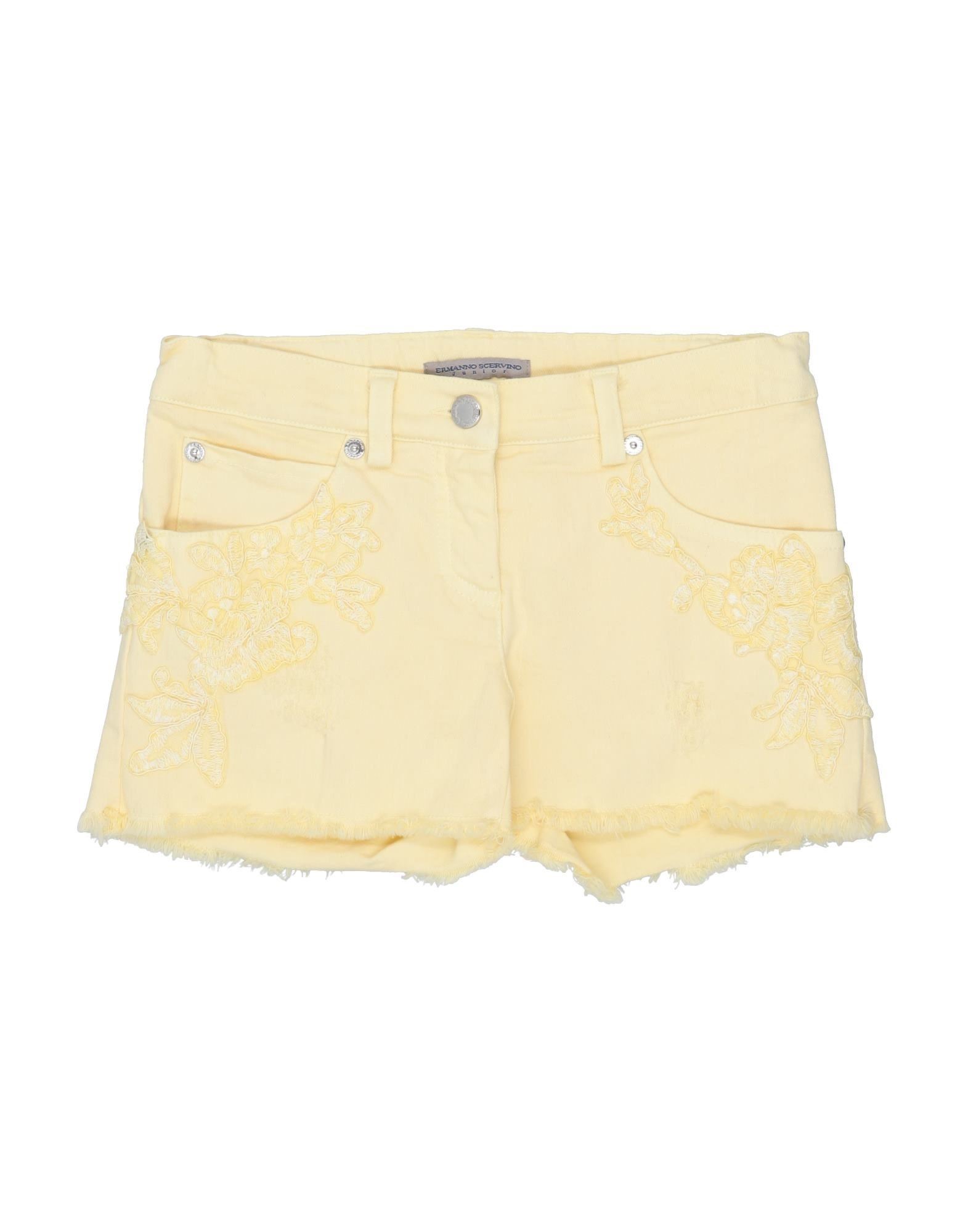 ERMANNO SCERVINO JUNIOR Jeansshorts Kinder Gelb von ERMANNO SCERVINO JUNIOR