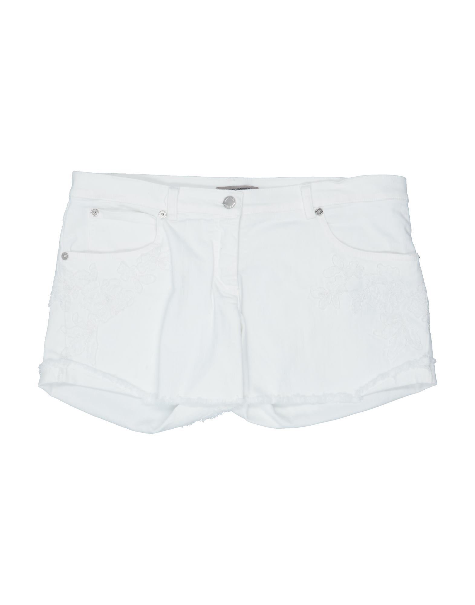 ERMANNO SCERVINO JUNIOR Jeansshorts Kinder Weiß von ERMANNO SCERVINO JUNIOR