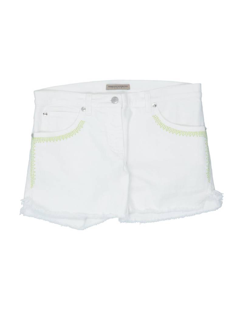 ERMANNO SCERVINO JUNIOR Jeansshorts Kinder Weiß von ERMANNO SCERVINO JUNIOR