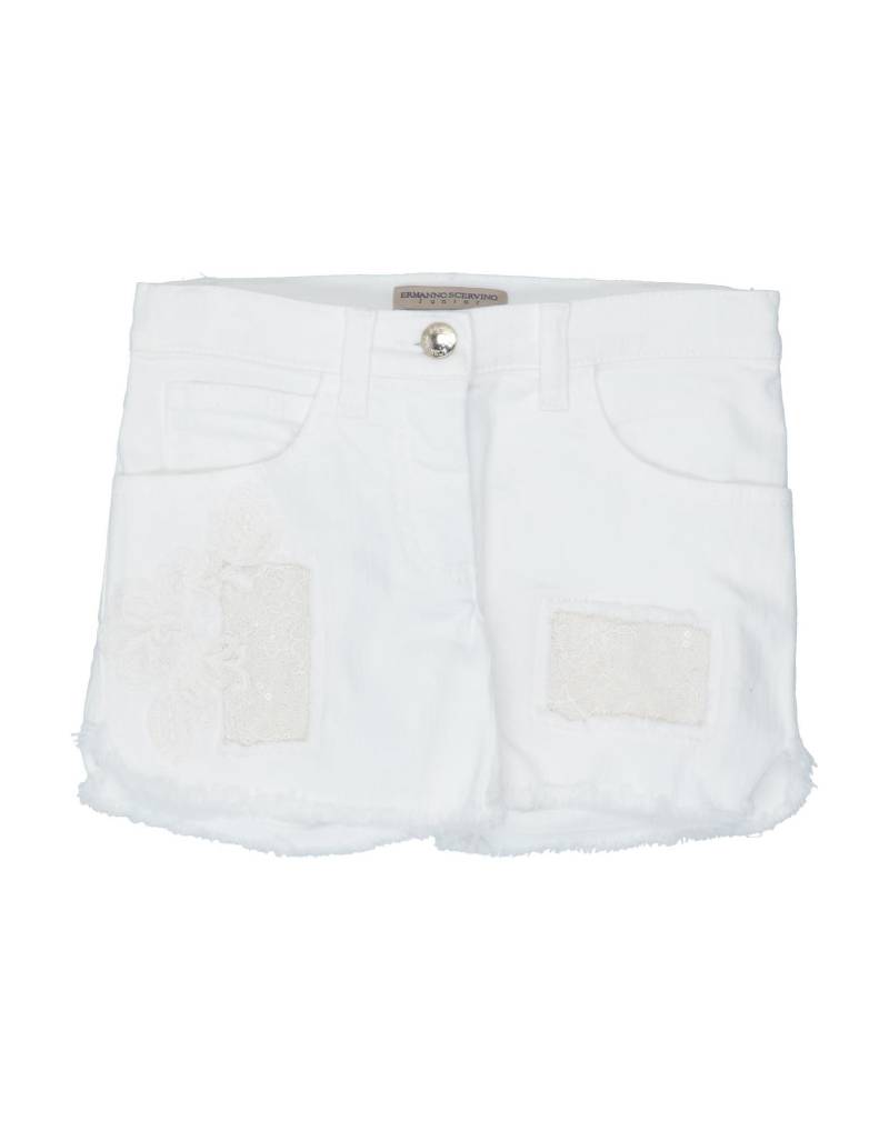 ERMANNO SCERVINO JUNIOR Jeansshorts Kinder Weiß von ERMANNO SCERVINO JUNIOR