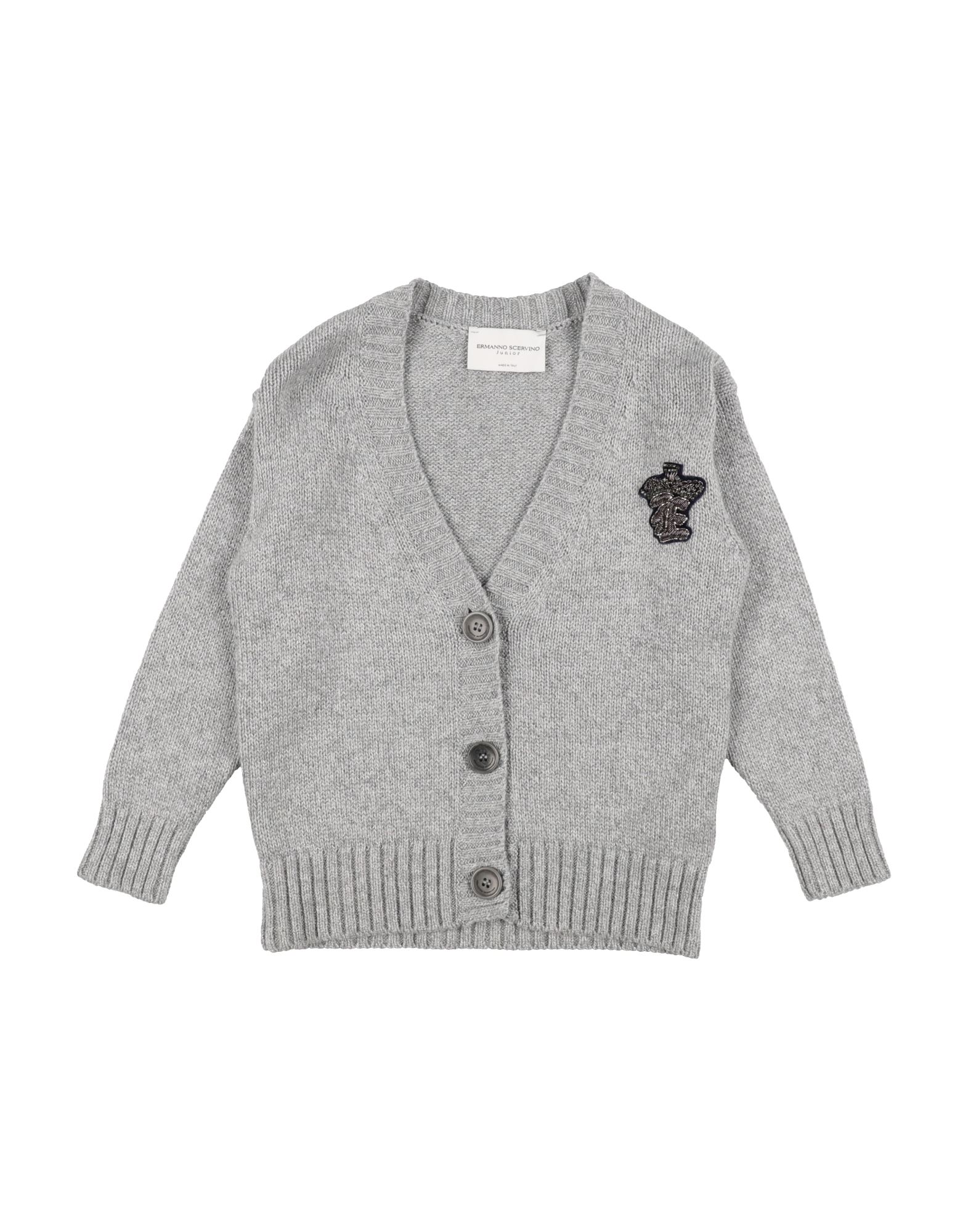 ERMANNO SCERVINO JUNIOR Strickjacke Kinder Hellgrau von ERMANNO SCERVINO JUNIOR