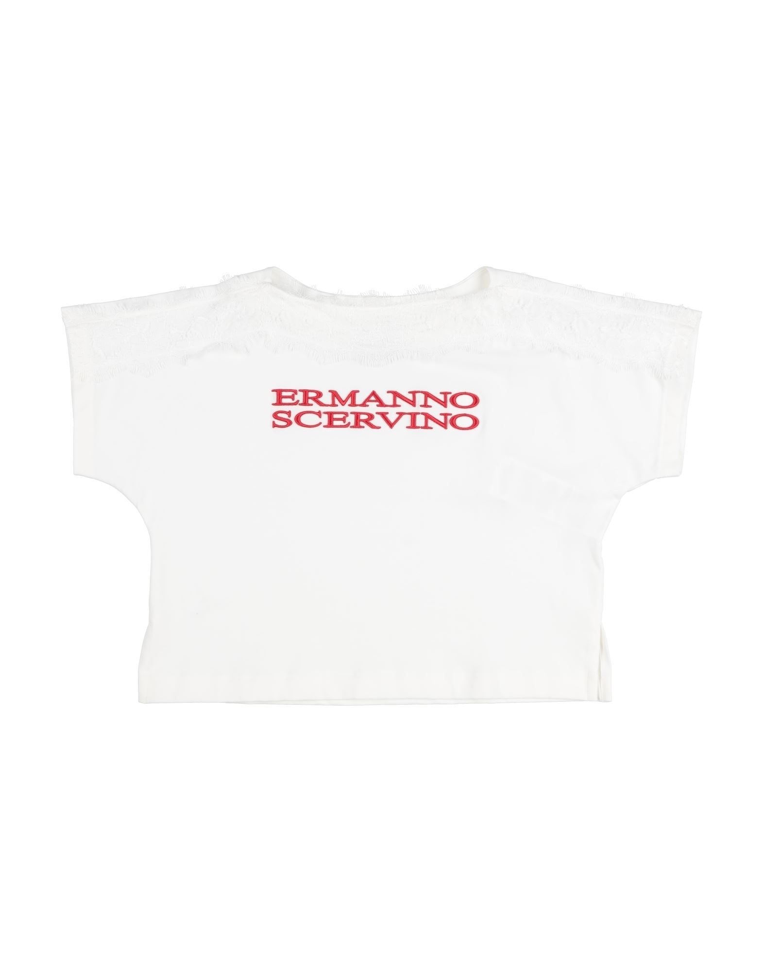ERMANNO SCERVINO JUNIOR T-shirts Kinder Cremeweiß von ERMANNO SCERVINO JUNIOR