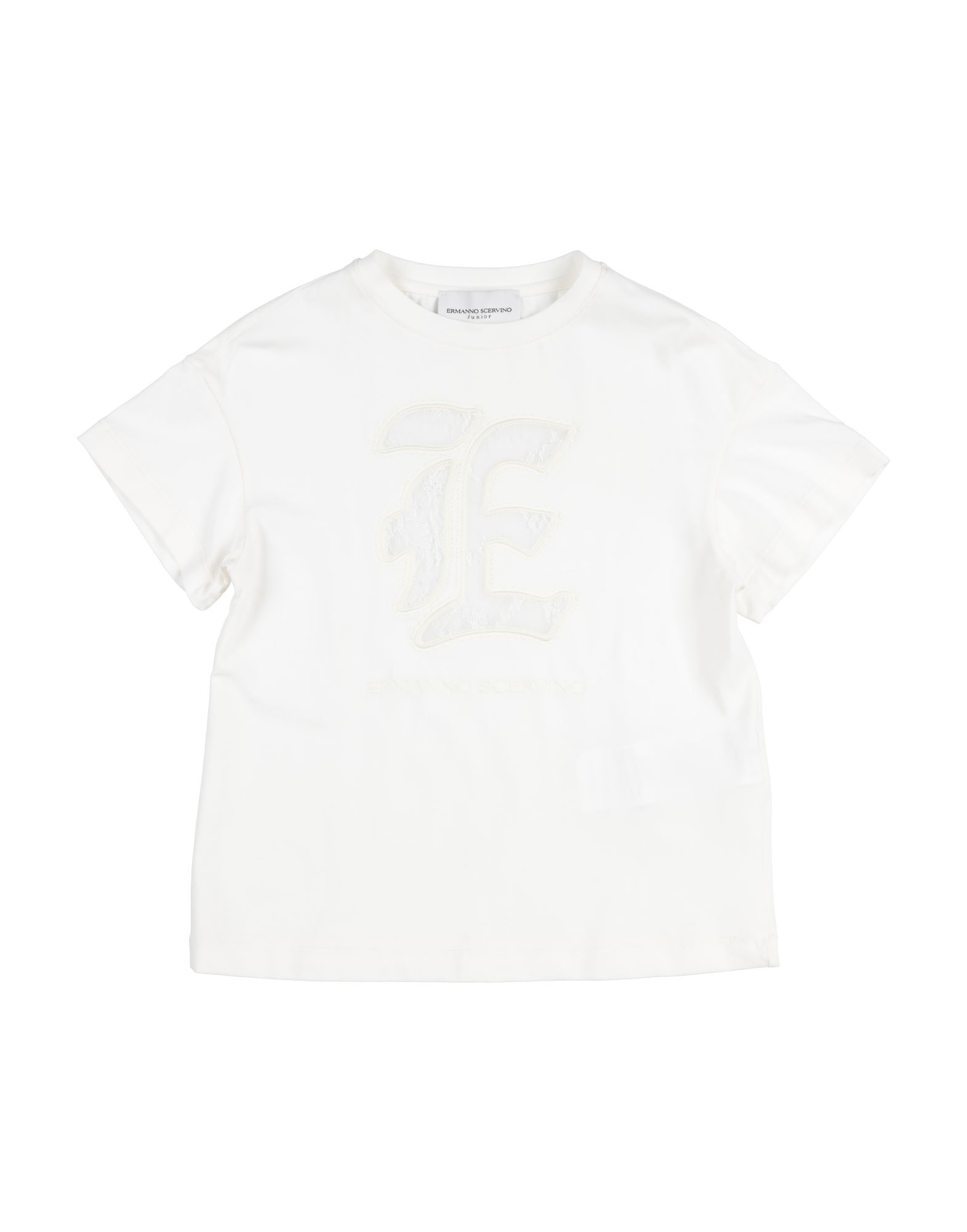 ERMANNO SCERVINO JUNIOR T-shirts Kinder Cremeweiß von ERMANNO SCERVINO JUNIOR