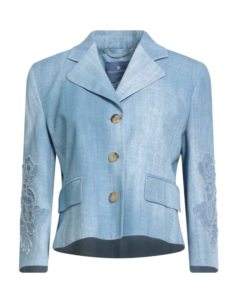 ERMANNO SCERVINO Blazer Damen Taubenblau von ERMANNO SCERVINO