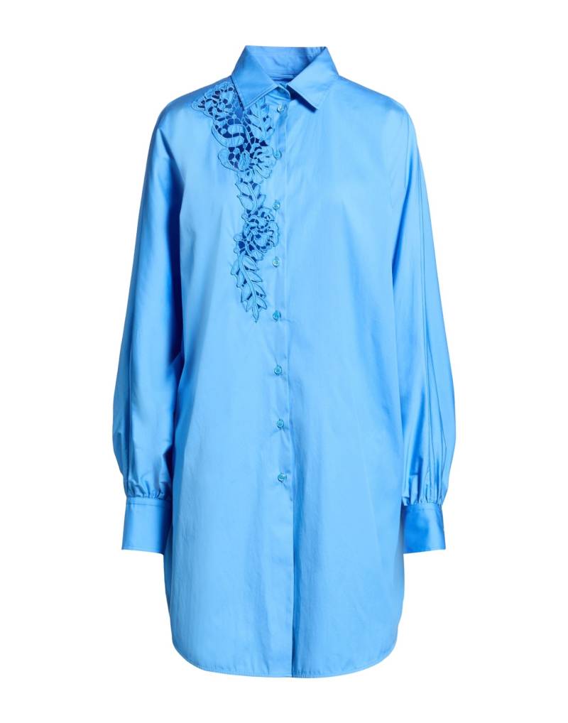 ERMANNO SCERVINO Hemd Damen Azurblau von ERMANNO SCERVINO