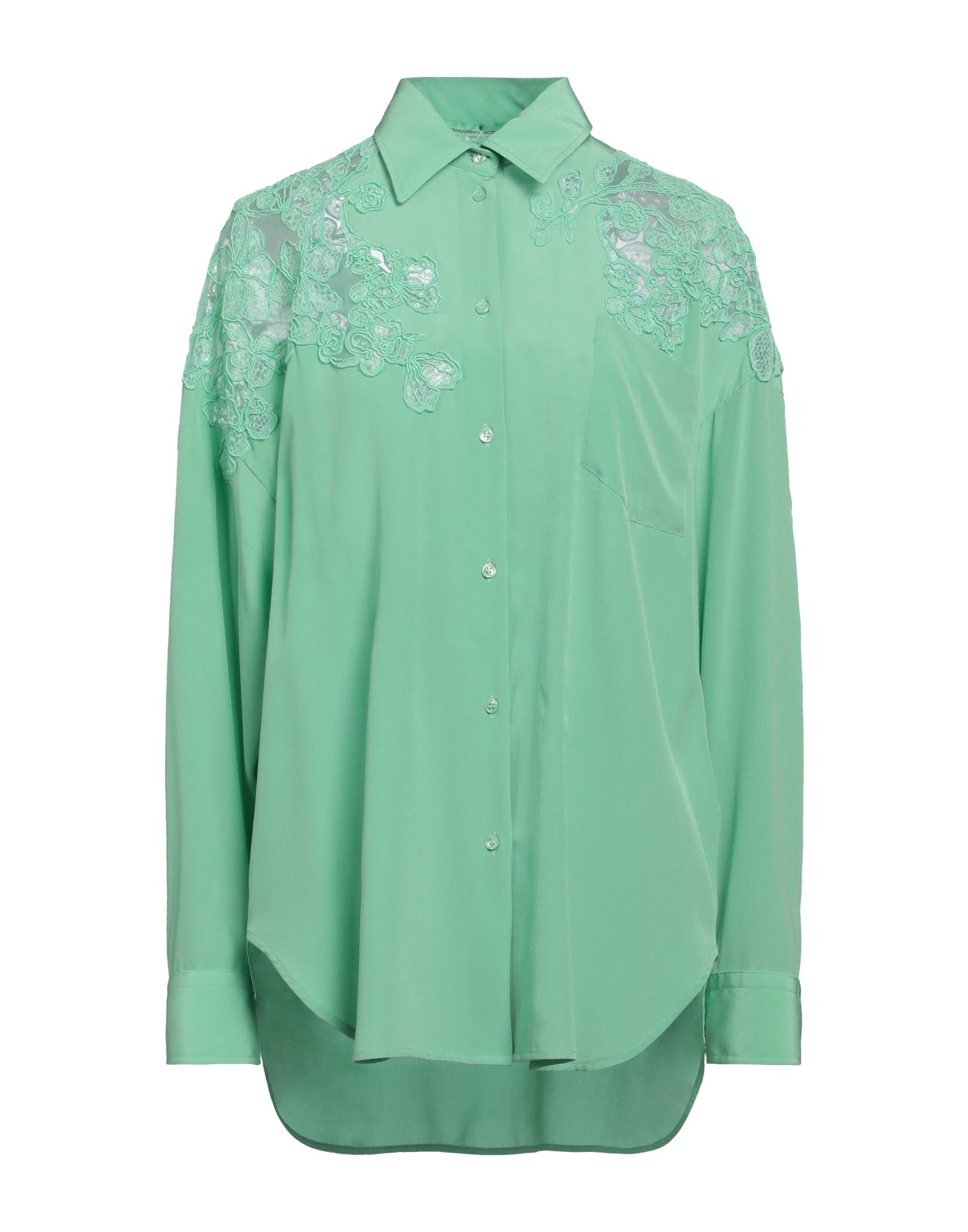 ERMANNO SCERVINO Hemd Damen Säuregrün ERMANNO SCERVINO Hemd Damen Säuregrün von ERMANNO SCERVINO