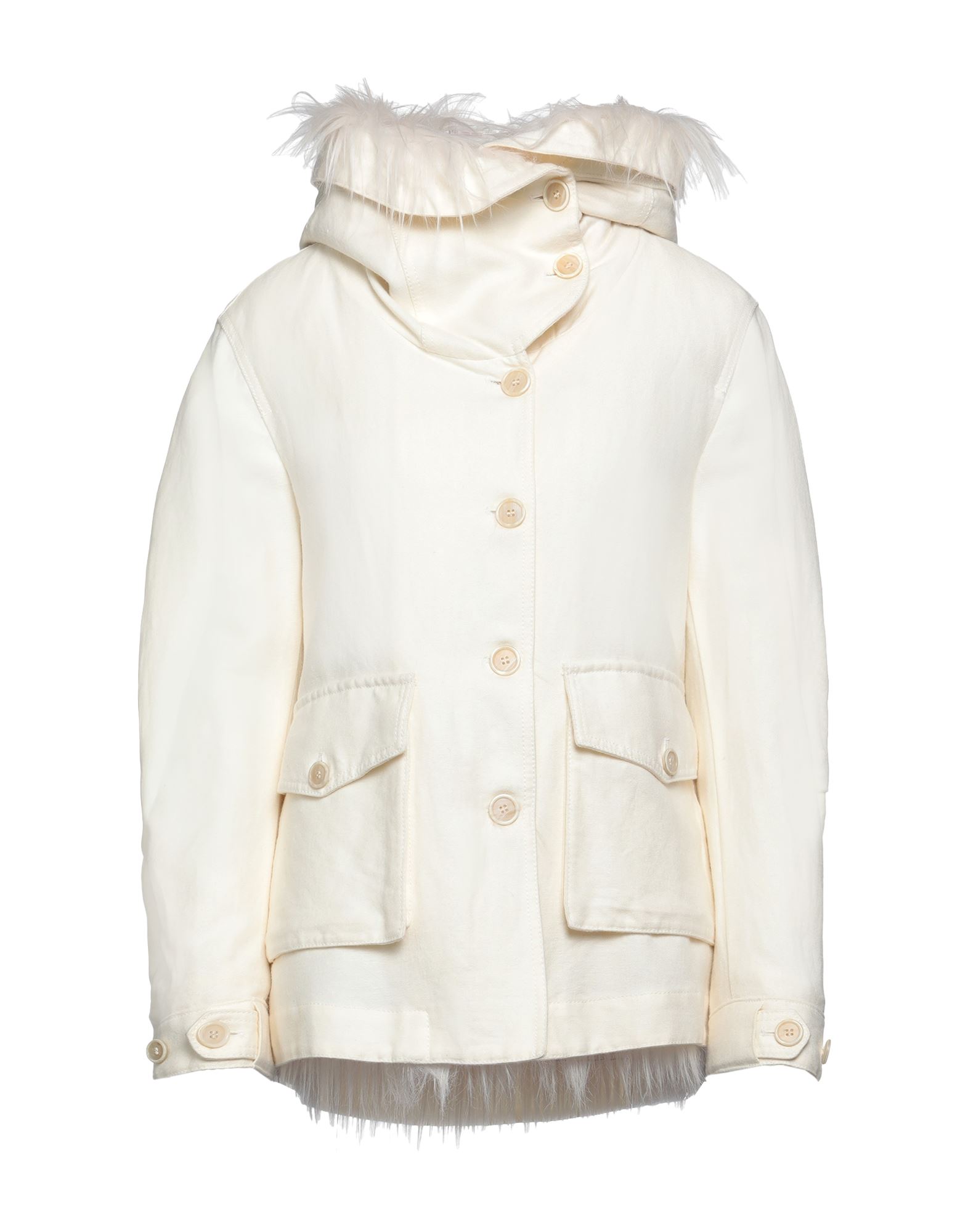 ERMANNO SCERVINO Jacke & Anorak Damen Elfenbein von ERMANNO SCERVINO