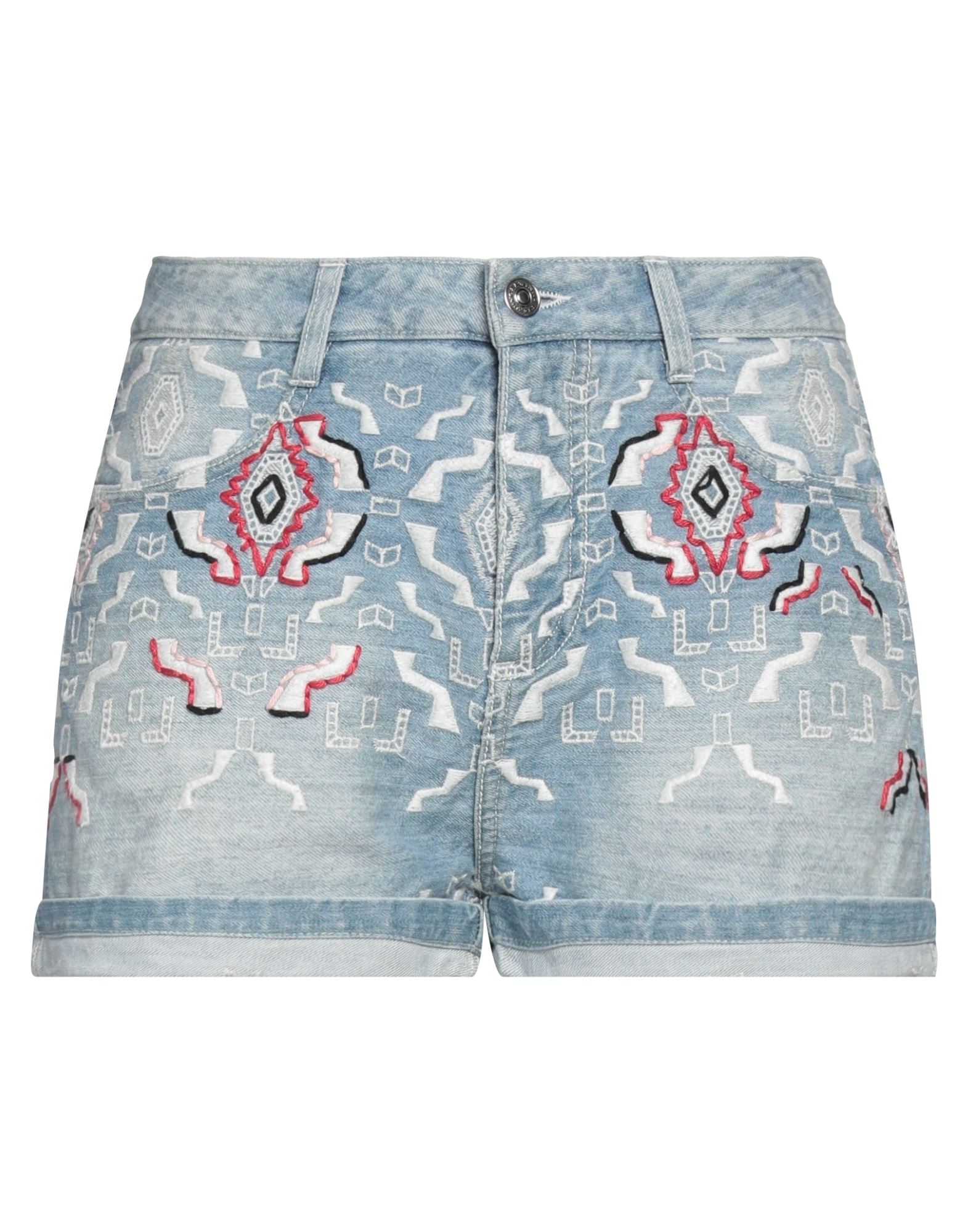 ERMANNO SCERVINO Jeansshorts Damen Blau von ERMANNO SCERVINO