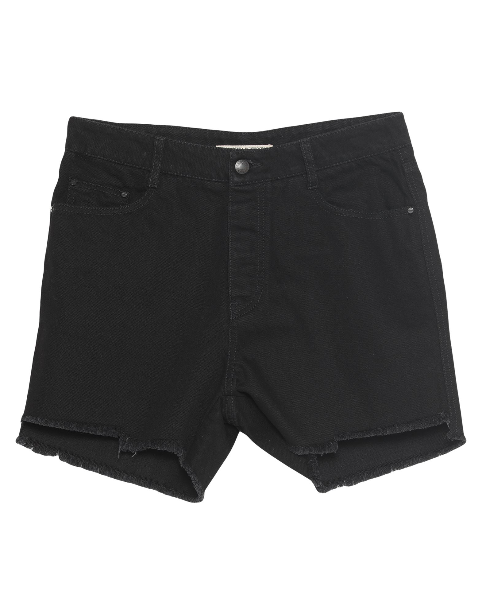 ERMANNO SCERVINO Jeansshorts Damen Schwarz von ERMANNO SCERVINO