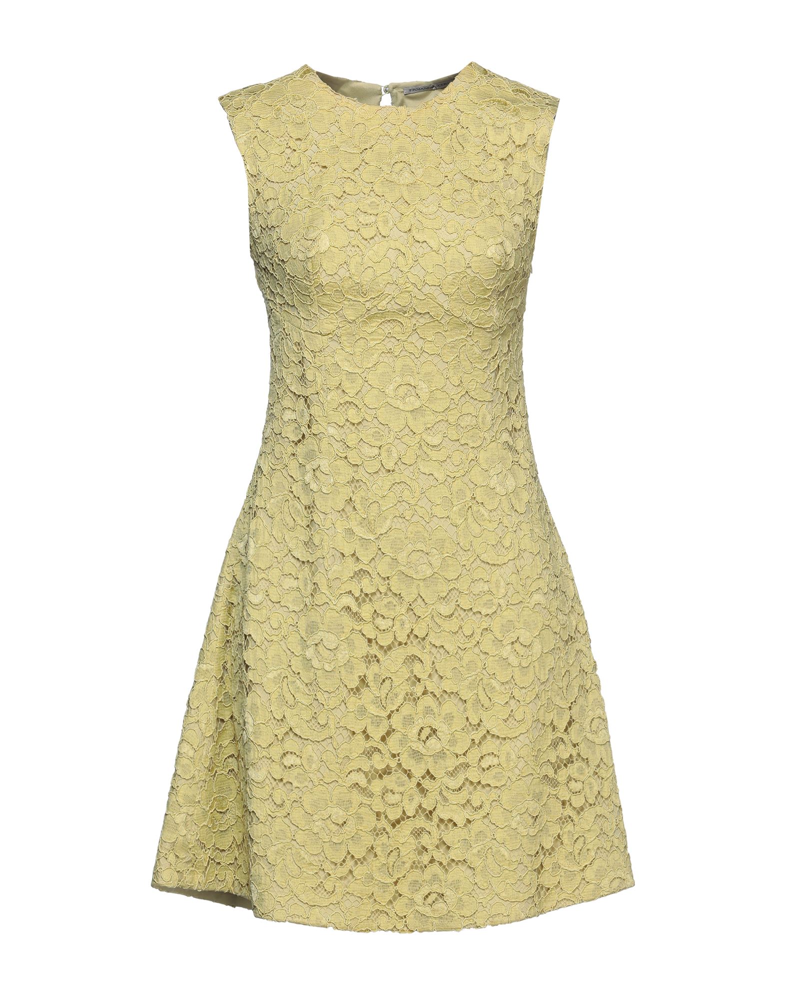 ERMANNO SCERVINO Mini-kleid Damen Gelb von ERMANNO SCERVINO