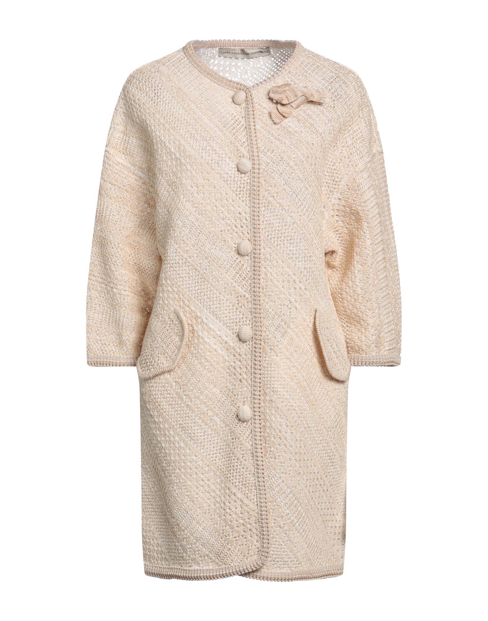 ERMANNO SCERVINO Jacke, Mantel & Trenchcoat Damen Beige von ERMANNO SCERVINO