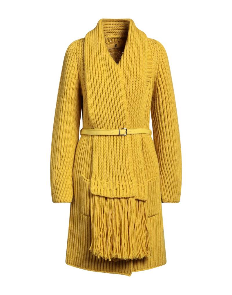 ERMANNO SCERVINO Mantel Damen Gelb von ERMANNO SCERVINO