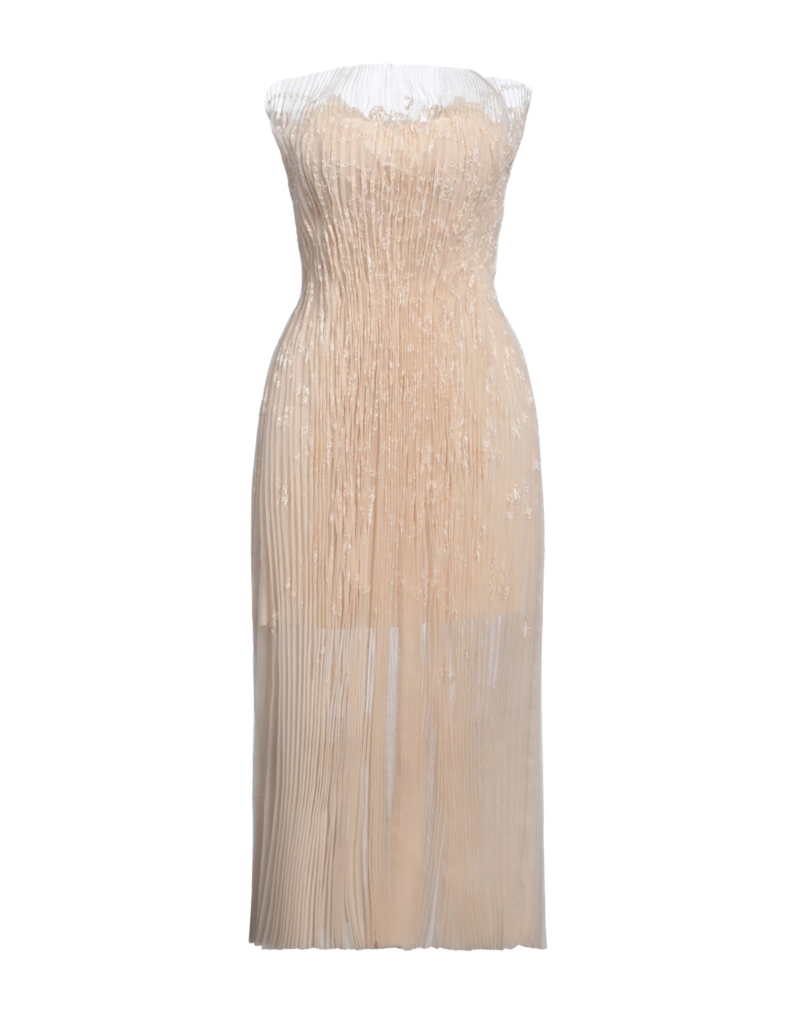 ERMANNO SCERVINO Midi-kleid Damen Beige von ERMANNO SCERVINO