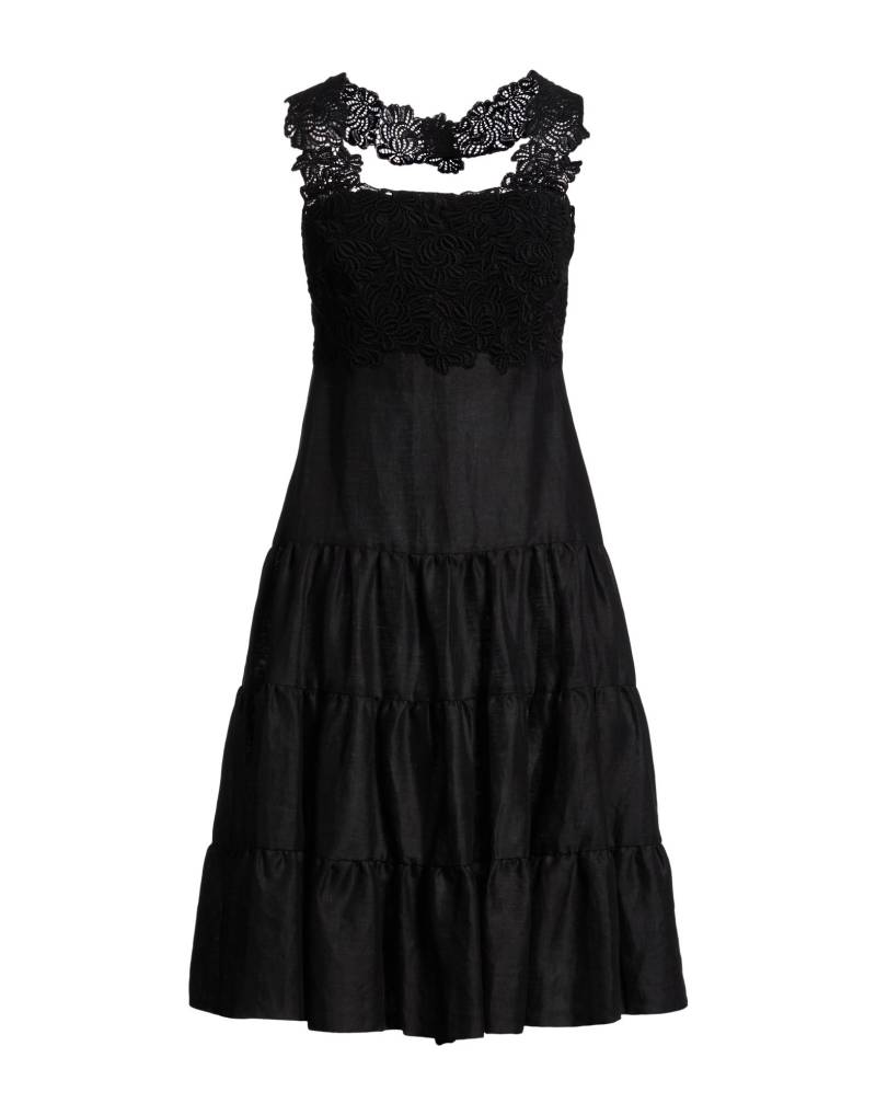 ERMANNO SCERVINO Midi-kleid Damen Schwarz von ERMANNO SCERVINO