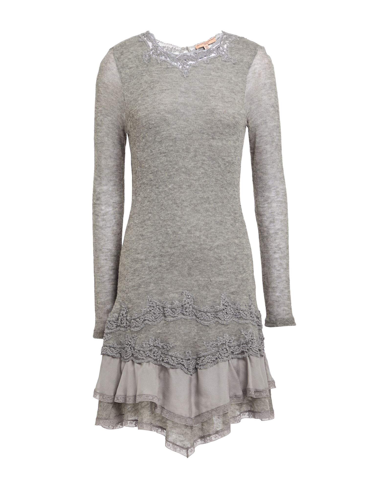 ERMANNO SCERVINO Mini-kleid Damen Grau ERMANNO SCERVINO Mini-kleid Damen Grau von ERMANNO SCERVINO