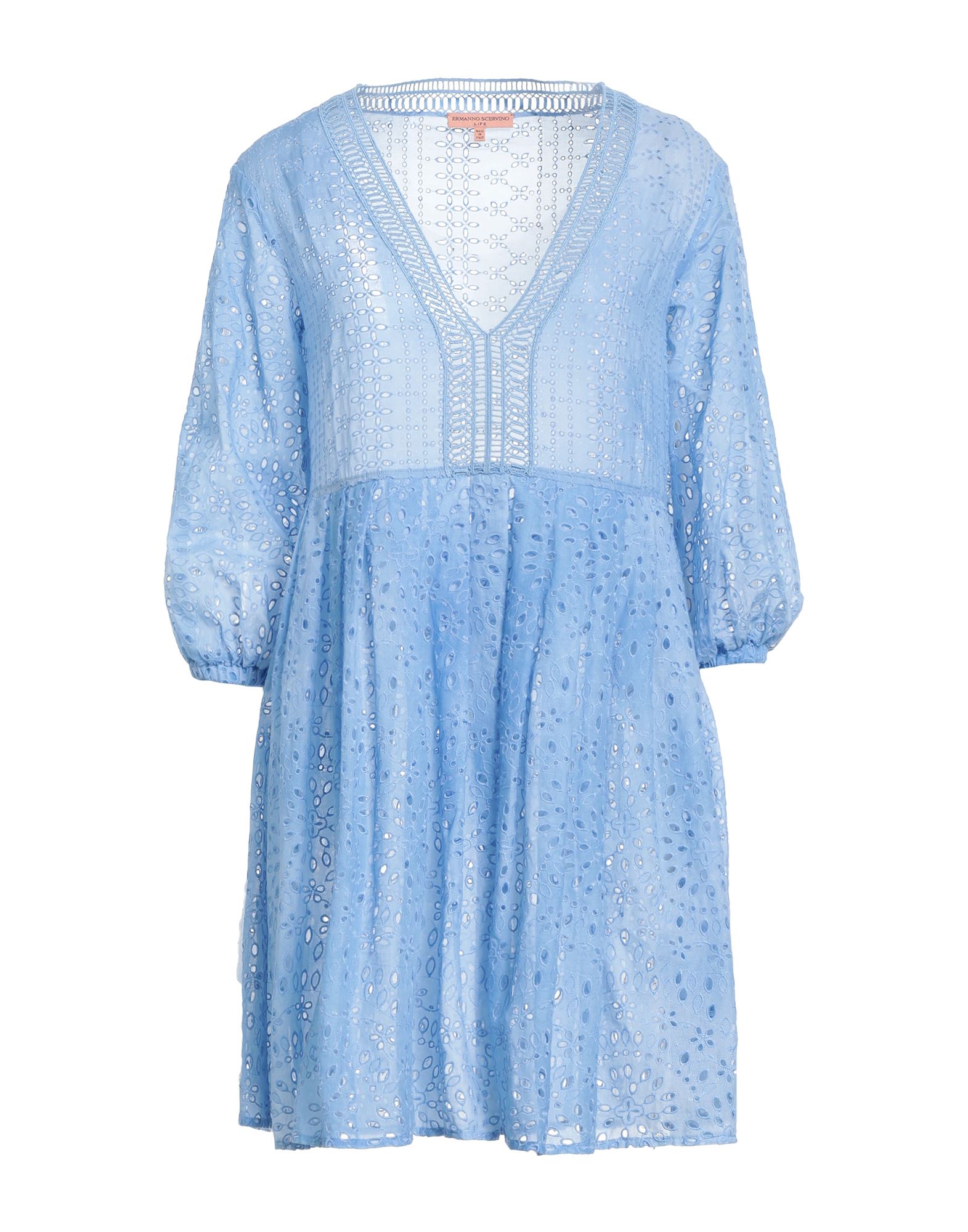 ERMANNO SCERVINO Mini-kleid Damen Hellblau von ERMANNO SCERVINO