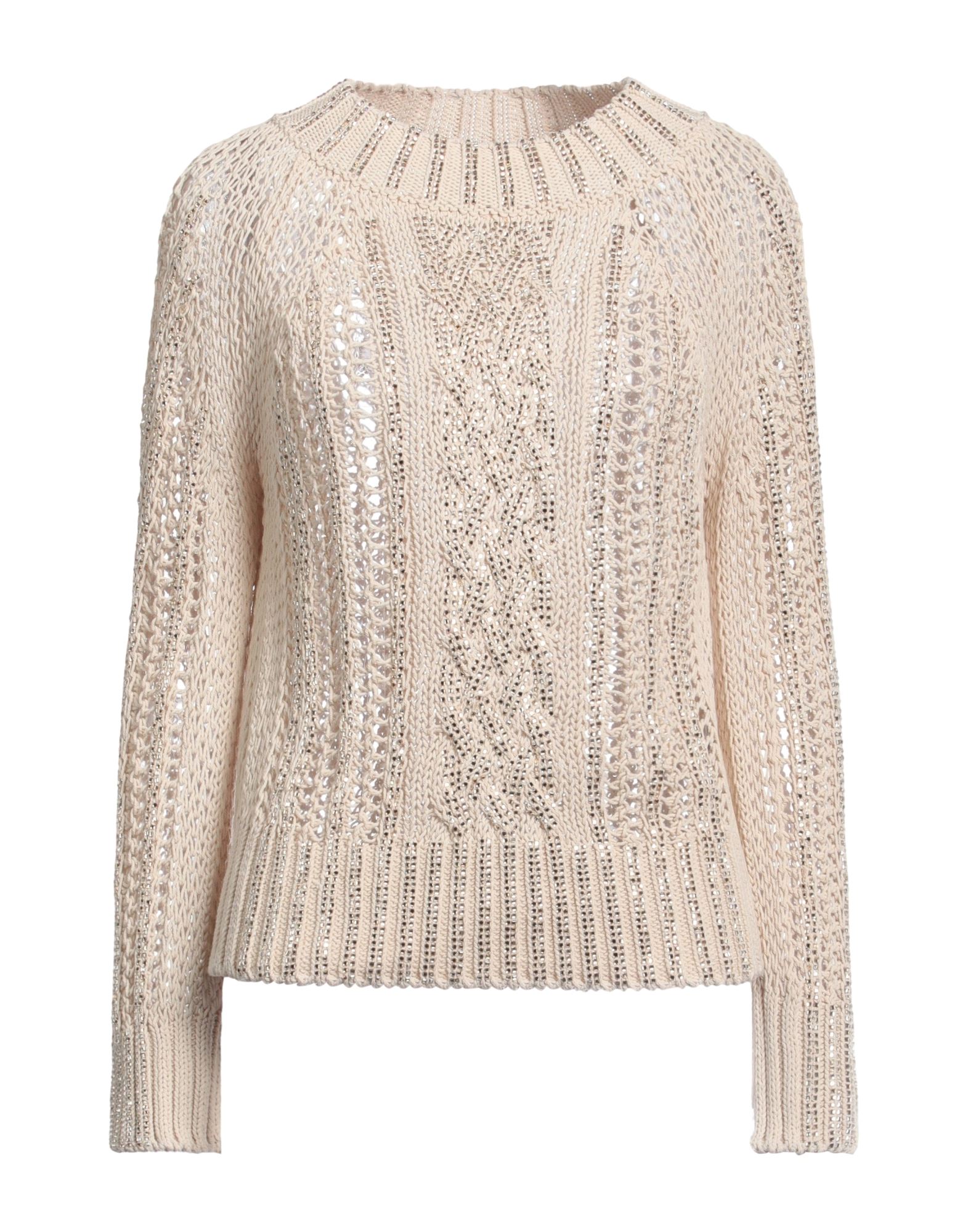 ERMANNO SCERVINO Pullover Damen Beige von ERMANNO SCERVINO