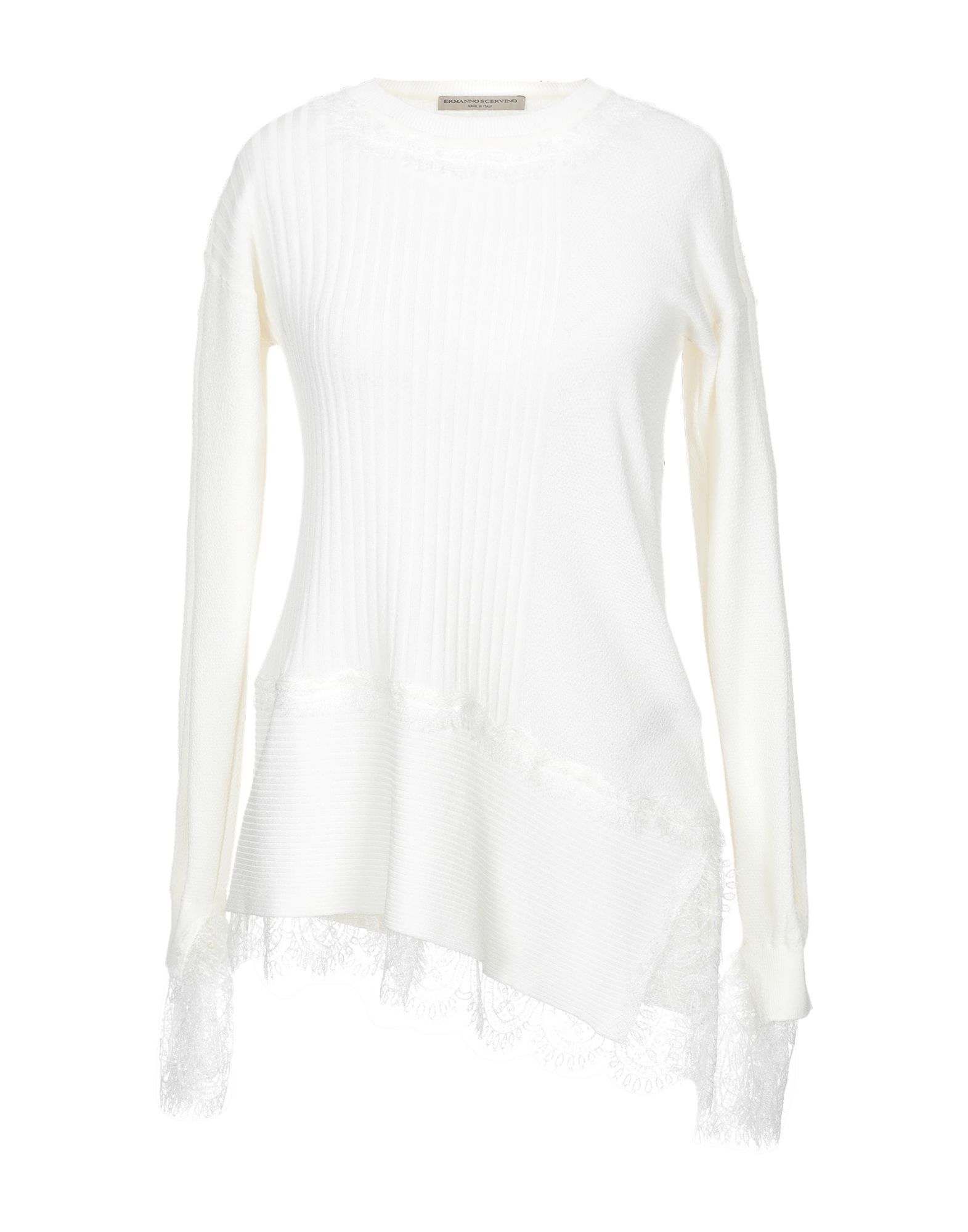 ERMANNO SCERVINO Pullover Damen Elfenbein von ERMANNO SCERVINO