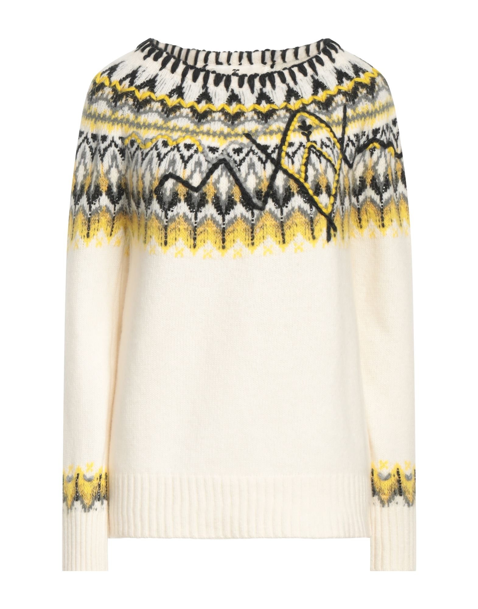 ERMANNO SCERVINO Pullover Damen Off white von ERMANNO SCERVINO