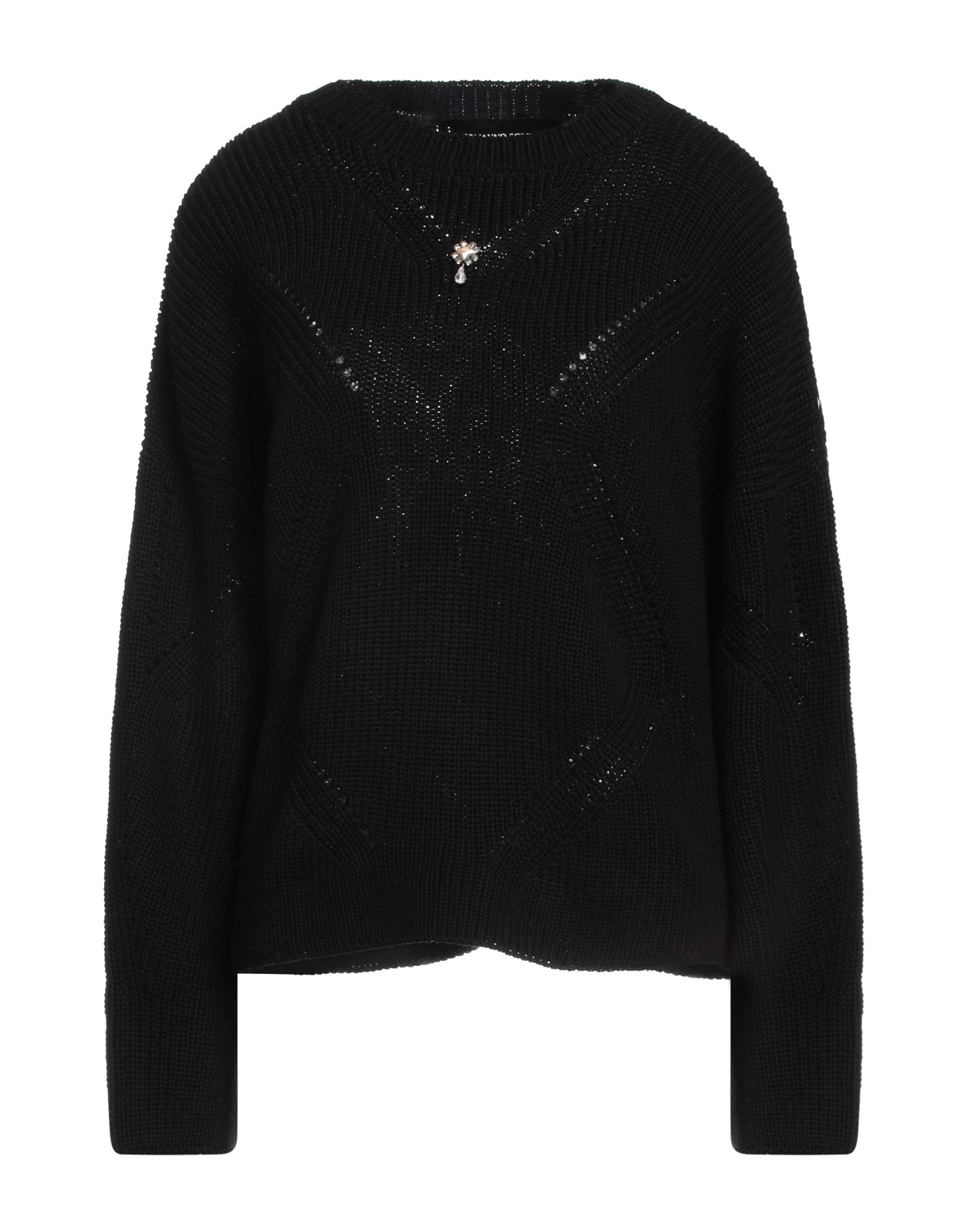 ERMANNO SCERVINO Pullover Damen Schwarz von ERMANNO SCERVINO