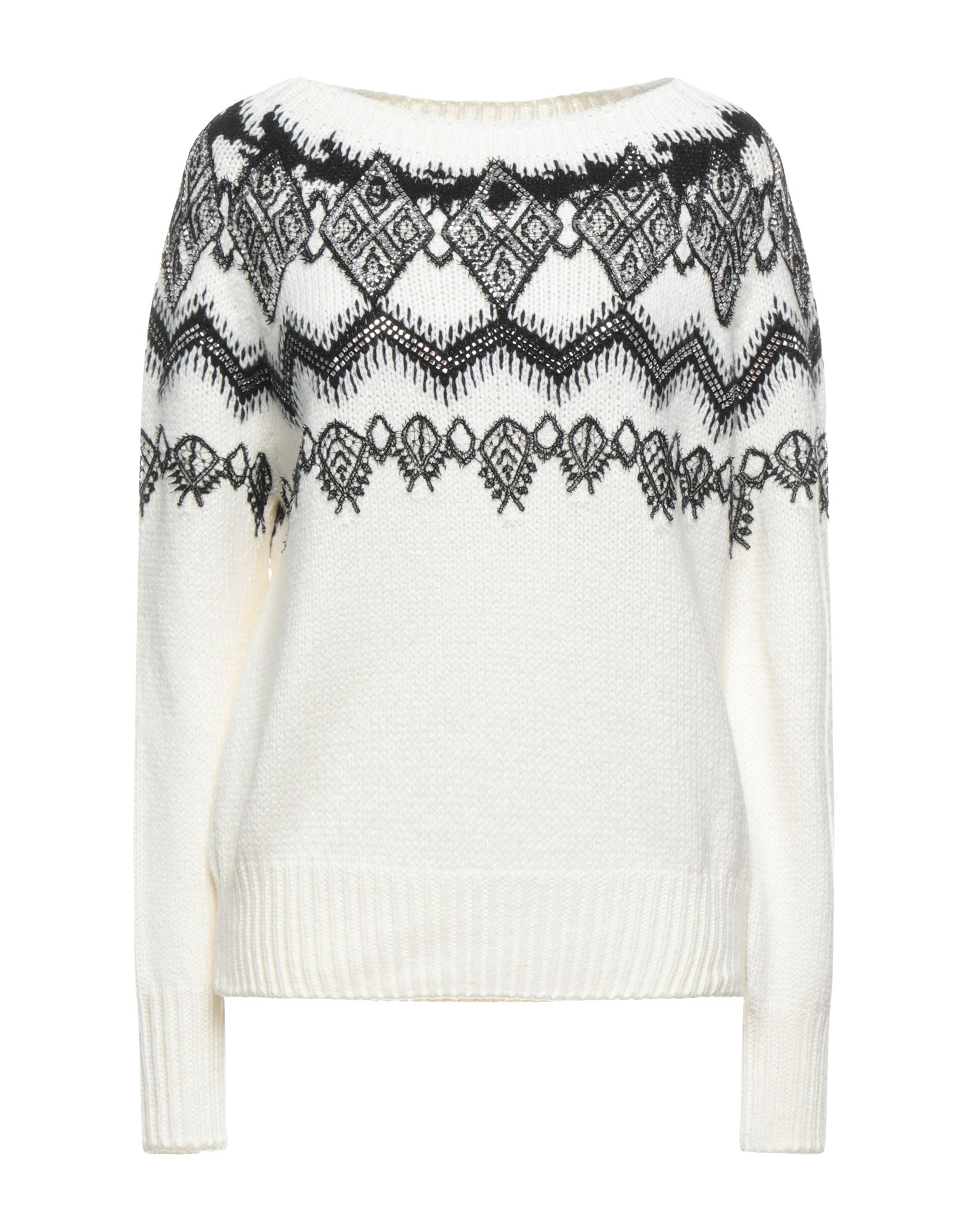 ERMANNO SCERVINO Pullover Damen Weiß von ERMANNO SCERVINO