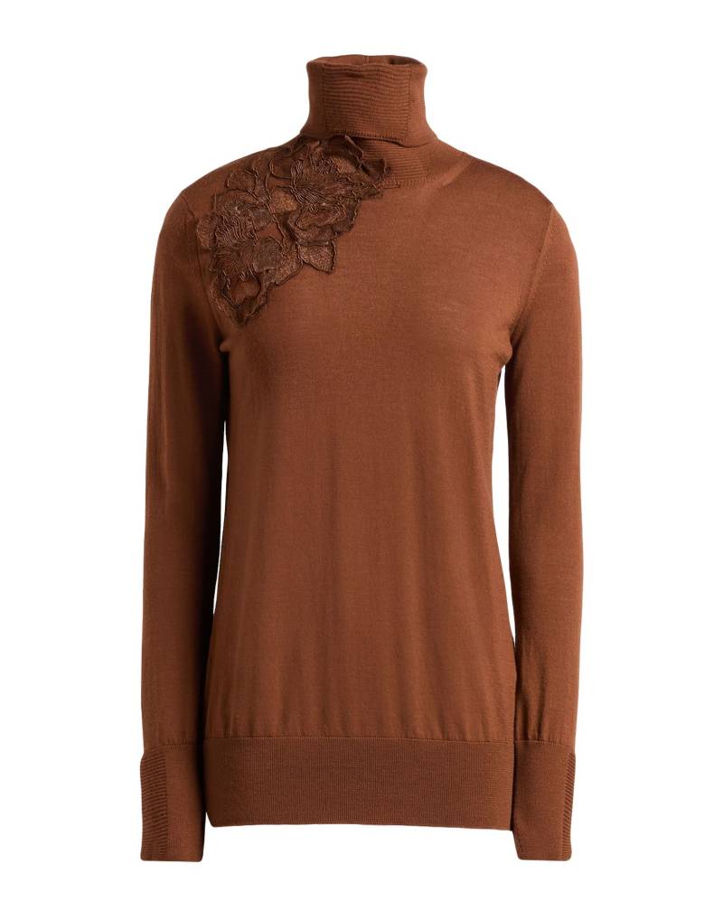 ERMANNO SCERVINO Rollkragenpullover Damen Braun von ERMANNO SCERVINO