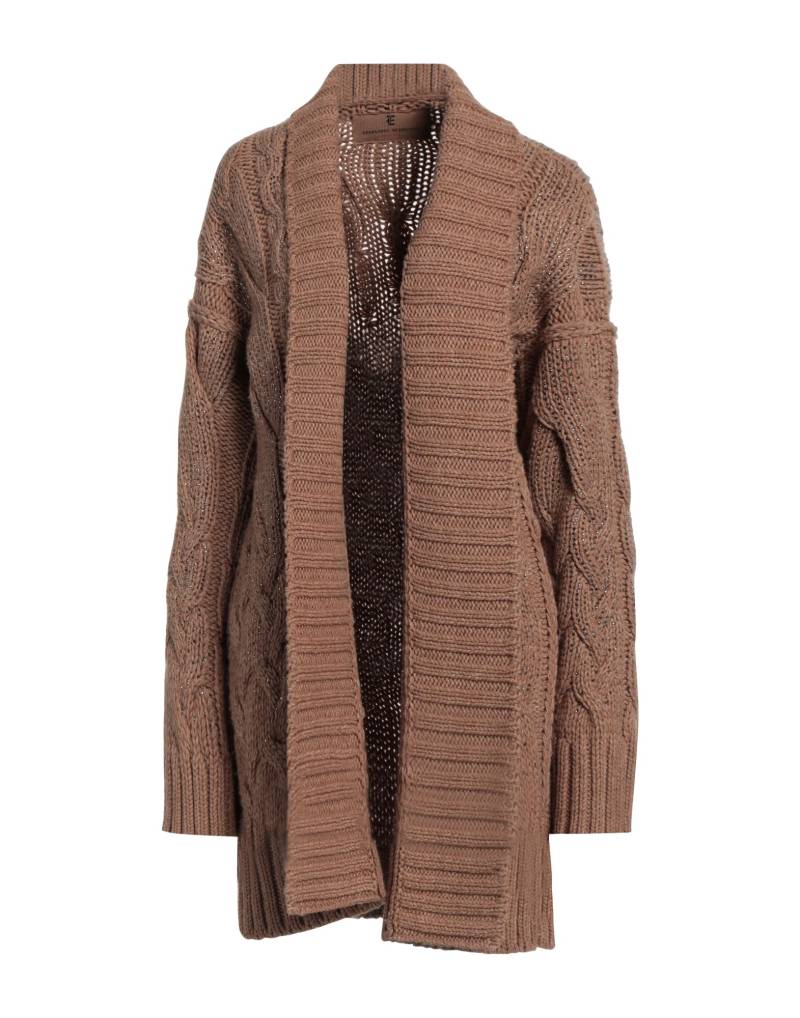 ERMANNO SCERVINO Strickjacke Damen Kamel von ERMANNO SCERVINO