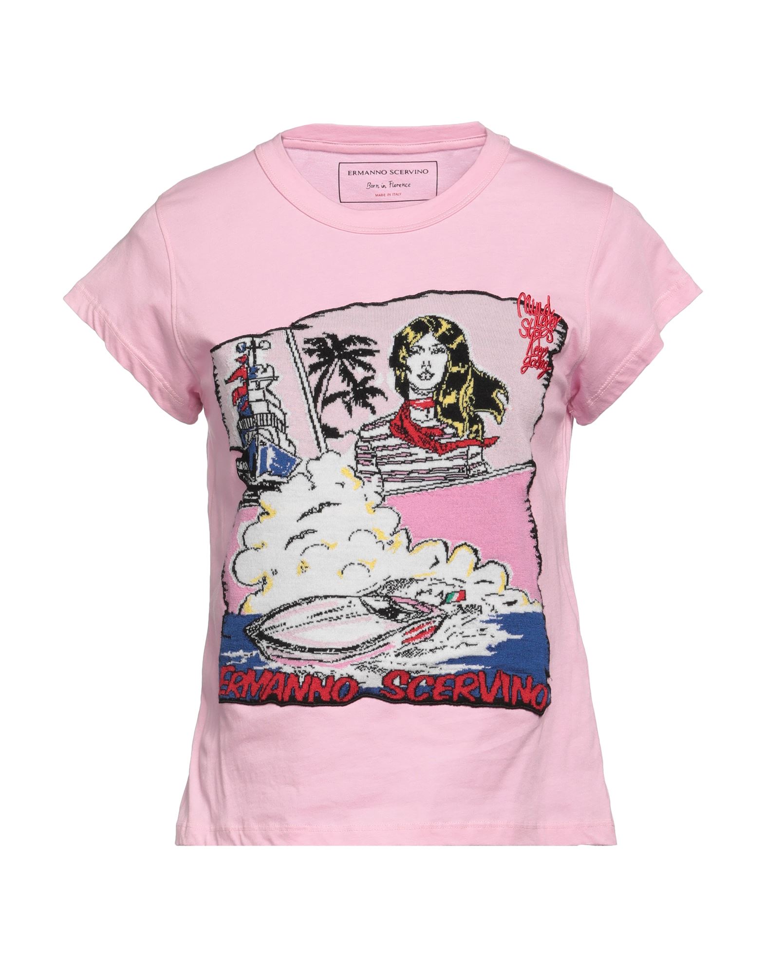 ERMANNO SCERVINO T-shirts Damen Rosa von ERMANNO SCERVINO