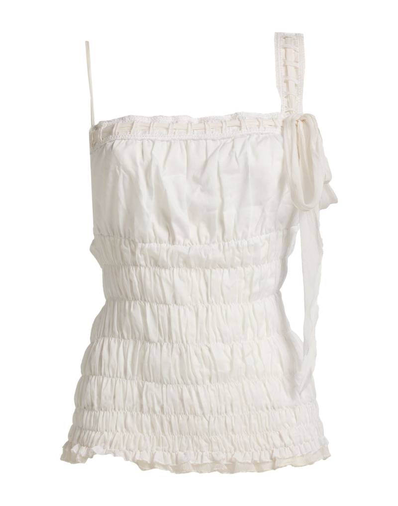 ERMANNO SCERVINO Top Damen Weiß von ERMANNO SCERVINO