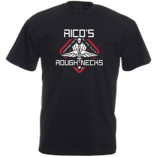 Starship Troopers Rico'S Roughnecks T-Shirt Unisex Black Casual Tees XL Starship Troopers Rico'S Roughnecks T-Shirt Unisex Black Casual Tees XL von ERMO