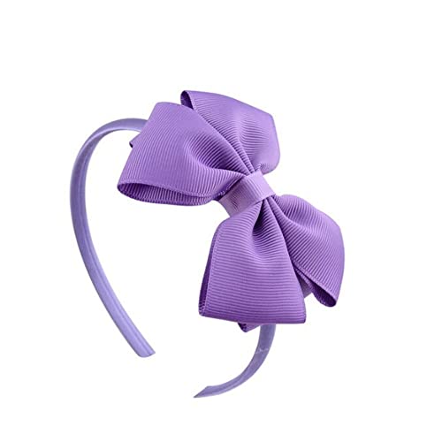 EROSPA® Haar-Reif mit Schleife - Haarschmuck Kinder Mädchen - Violett/Lila von EROSPA