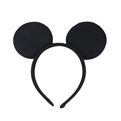 EROSPA® Haarreif Mickey Mouse Ohren - Schwarz von EROSPA